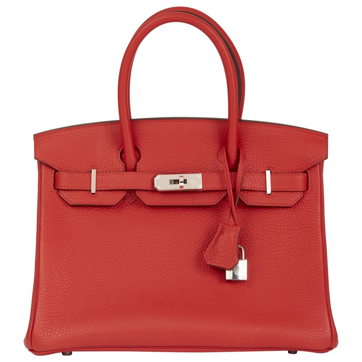 Red Hermes Birkin Handbag | semashow.com