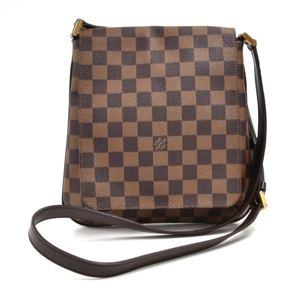 Louis Vuitton Salsa Brown Cloth Handbag in Brown - Lyst