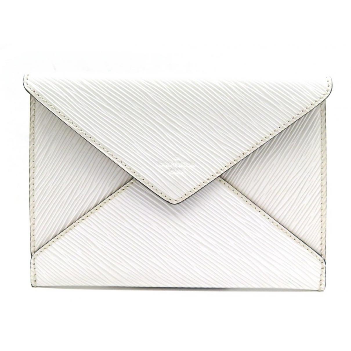 Louis Vuitton White Leather Clutch Bag in White - Lyst