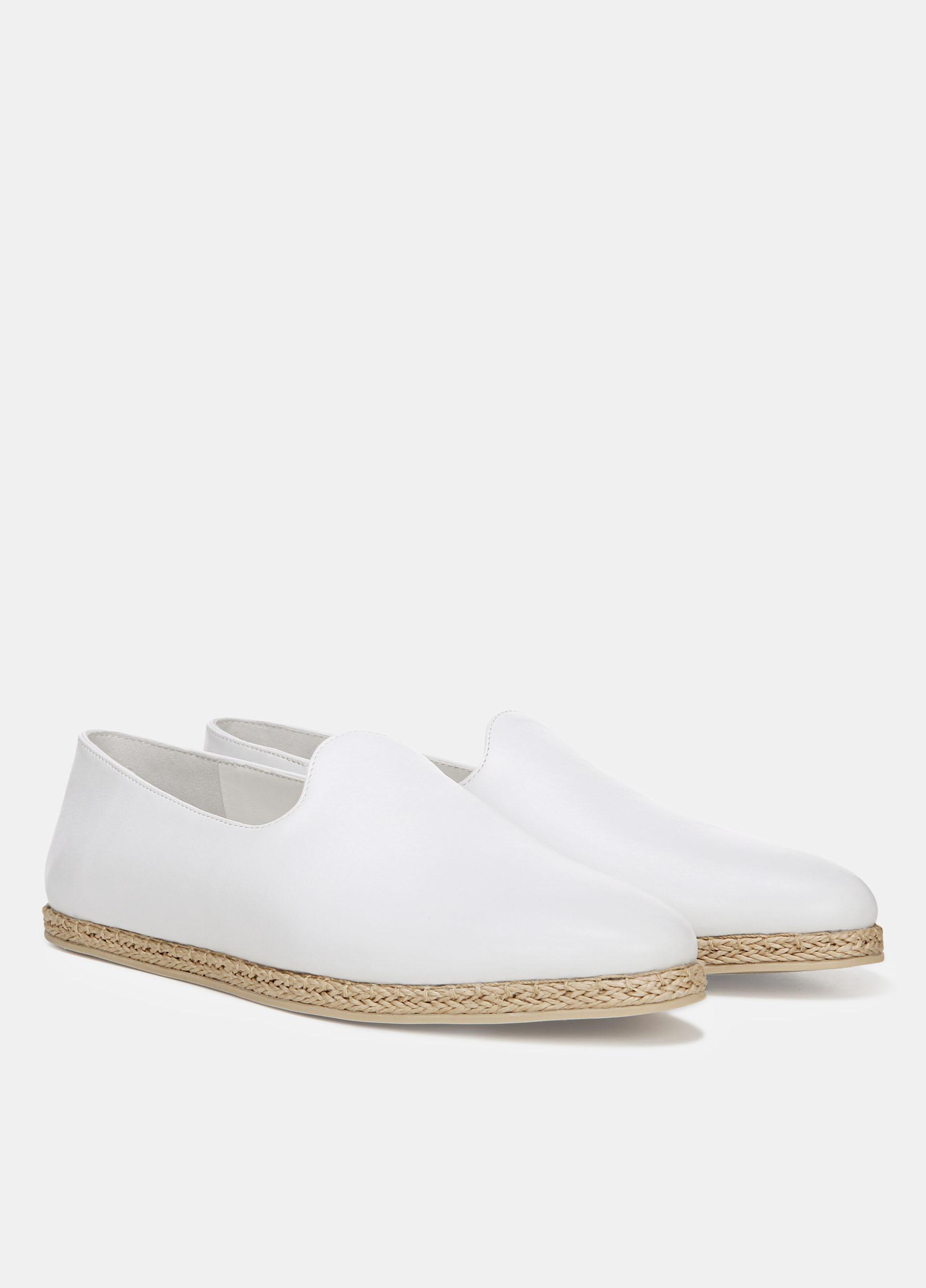 vince white flats