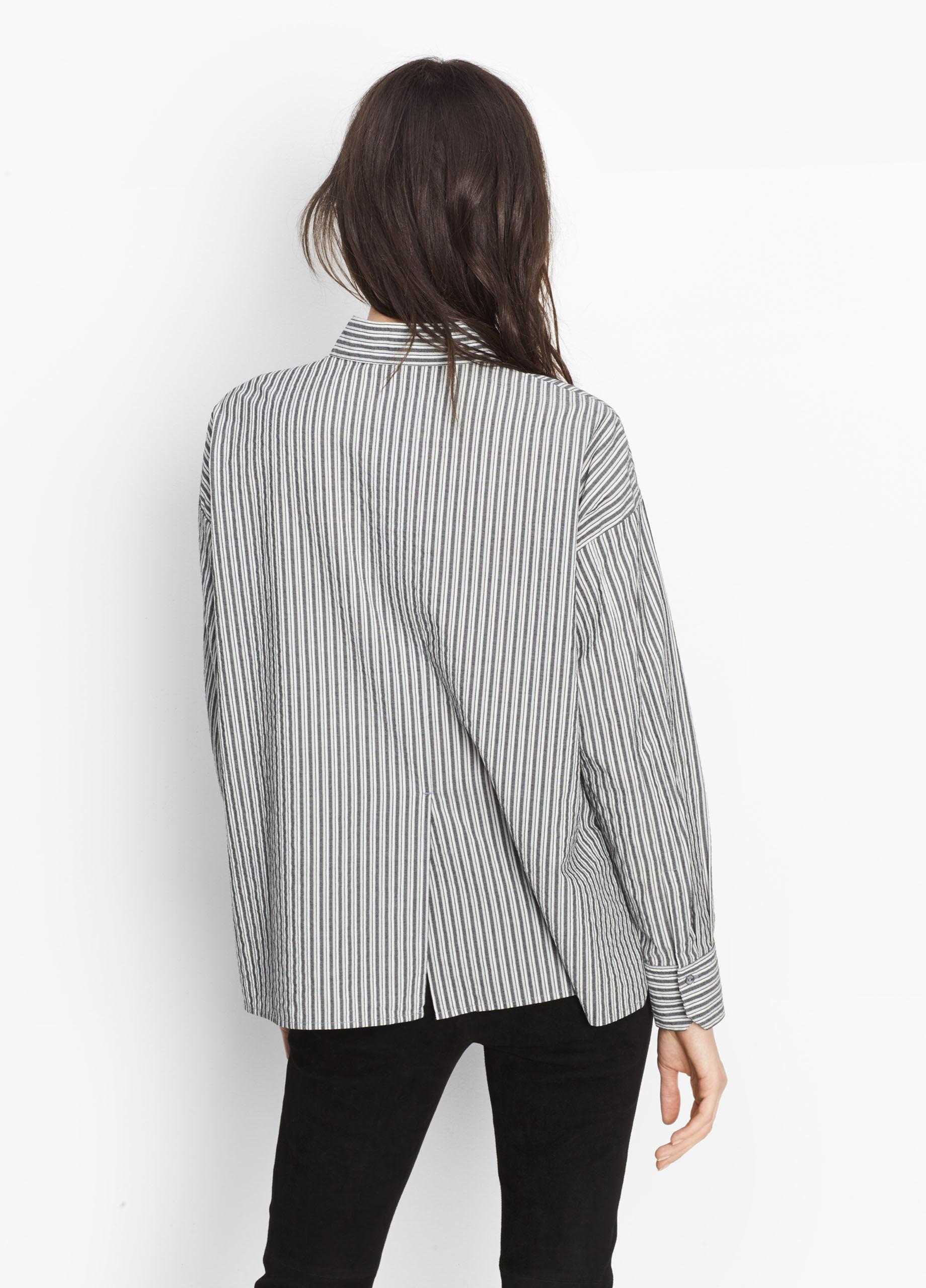 striped boxy shirt