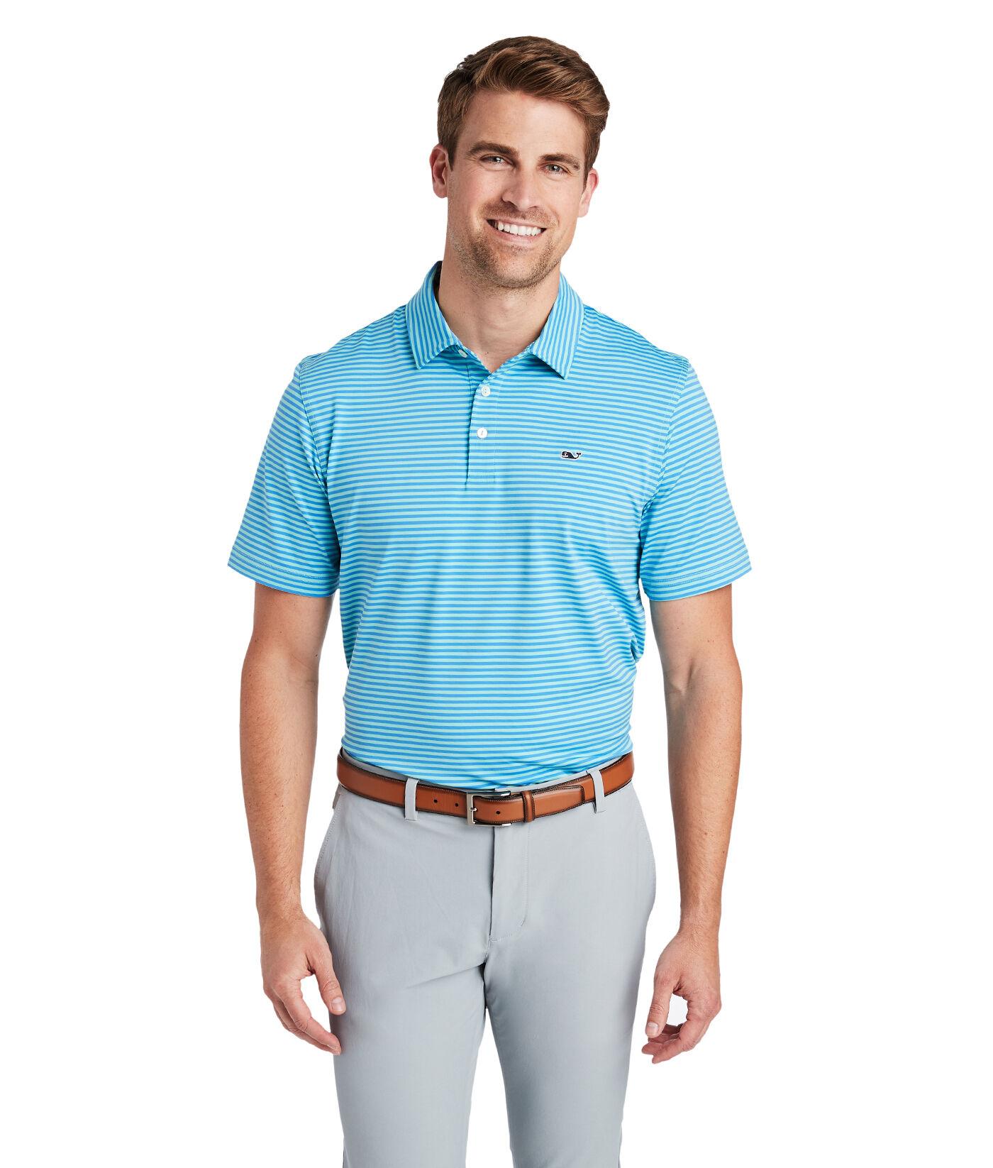 Vineyard Vines Synthetic Kennedy Stripe Sankaty Performance Polo Shirt ...