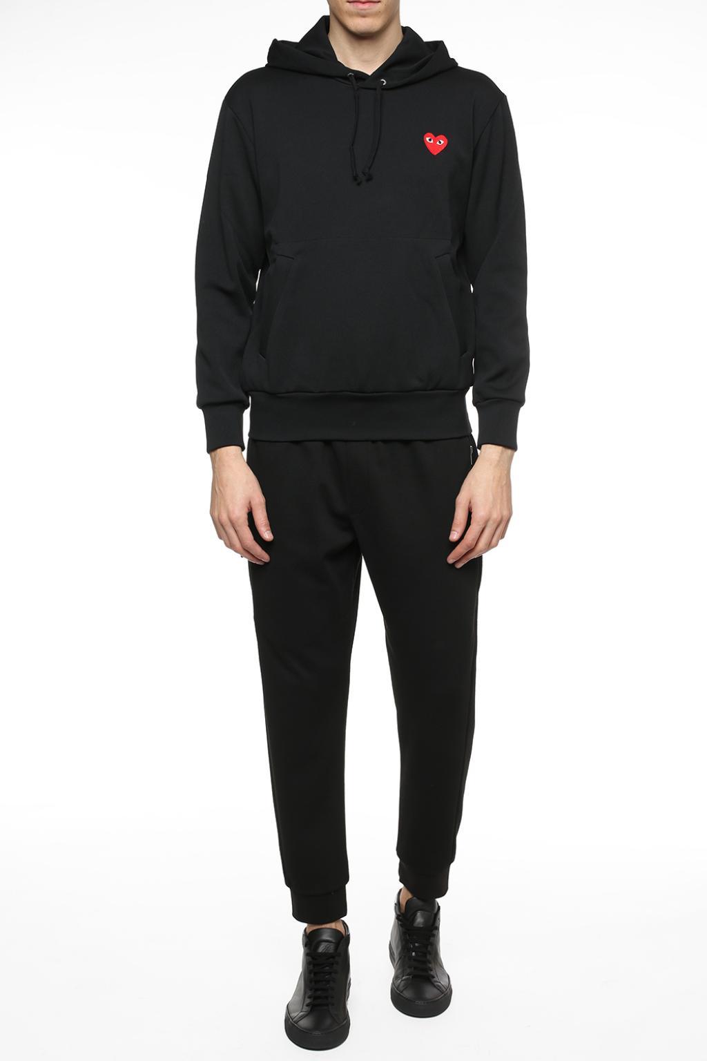 commes de garcon mens hoodie