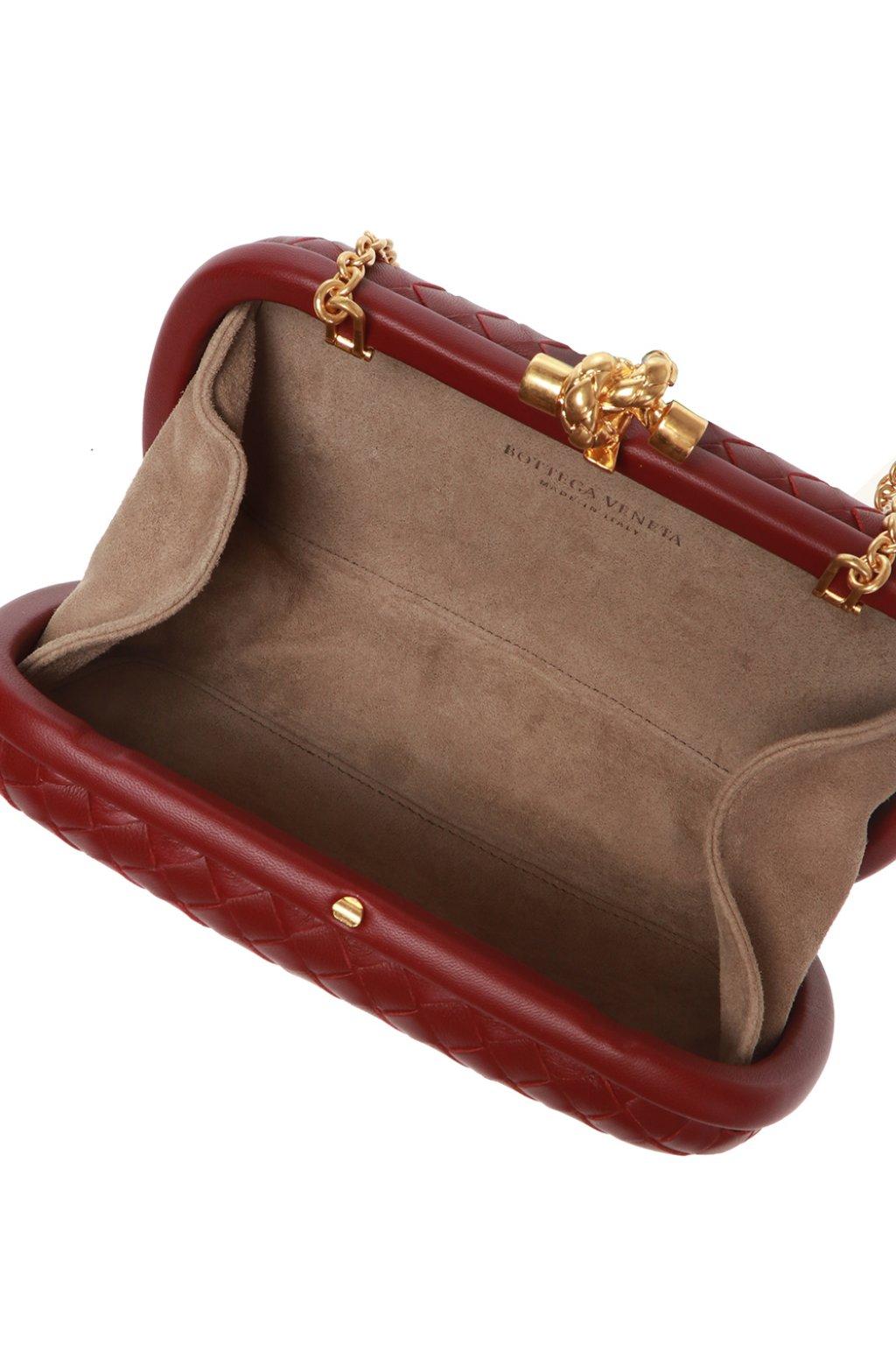 bottega veneta clutch with chain