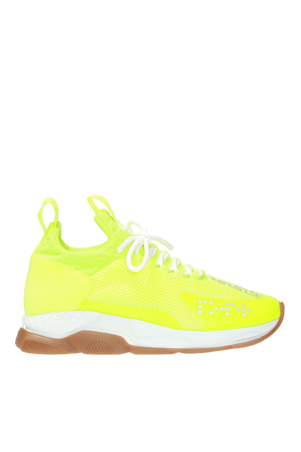 Versace Rubber 'cross Chainer' Printed Sneakers in Neon (Yellow) for ...