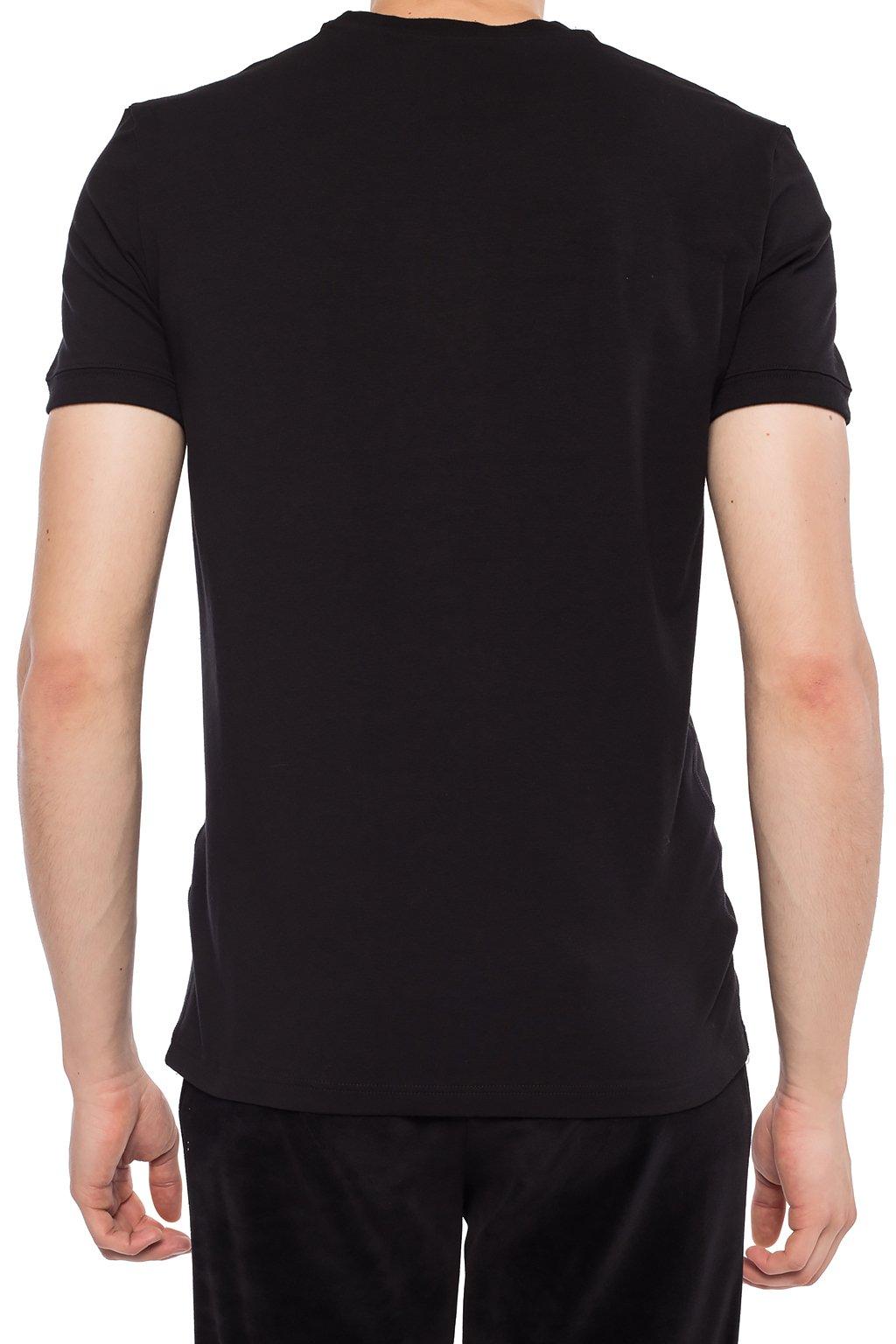 Dolce & Gabbana Logo-embroidered T-shirt in Black for Men - Lyst
