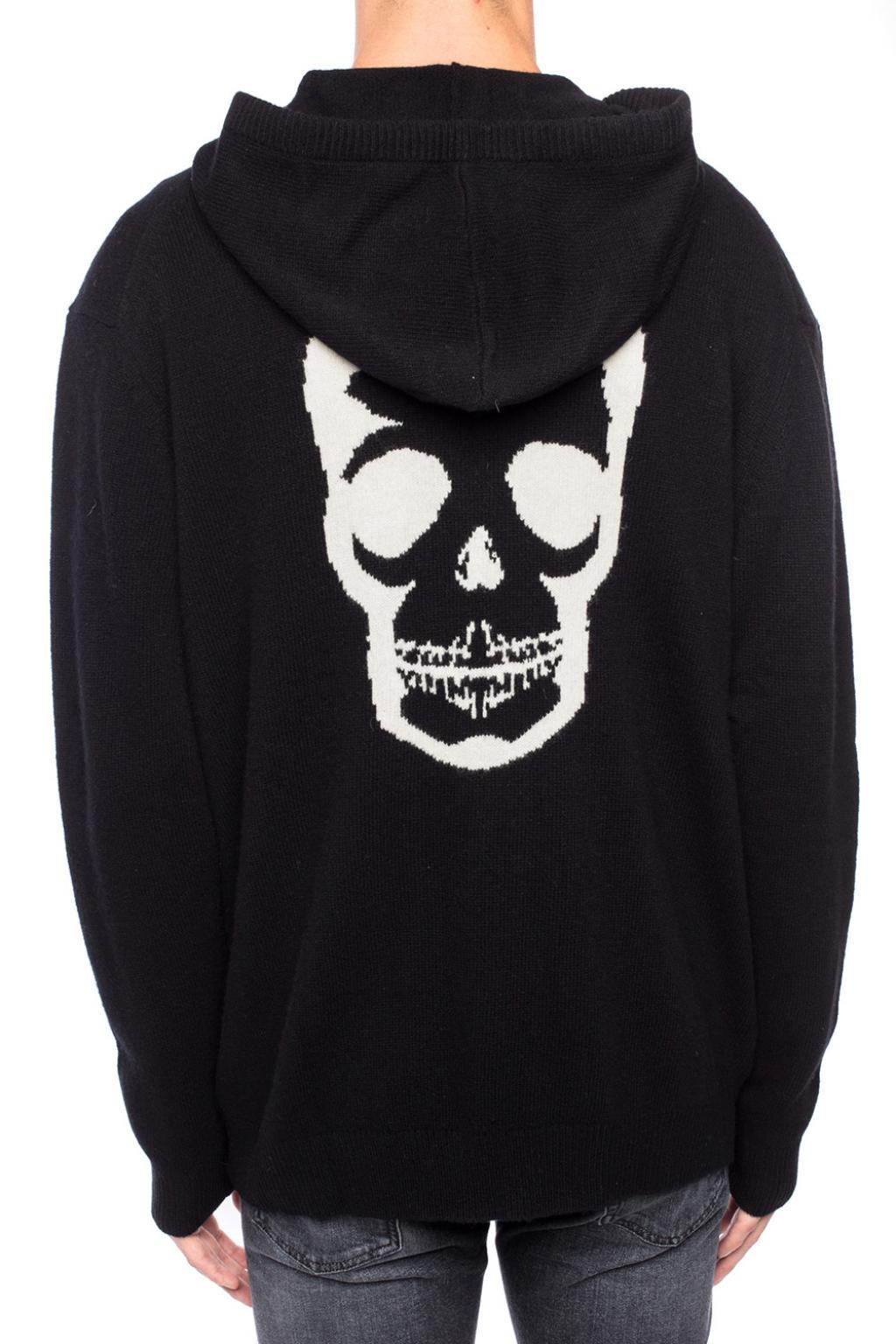 Lyst - Zadig & Voltaire Embroidered Skull Sweater in Black for Men