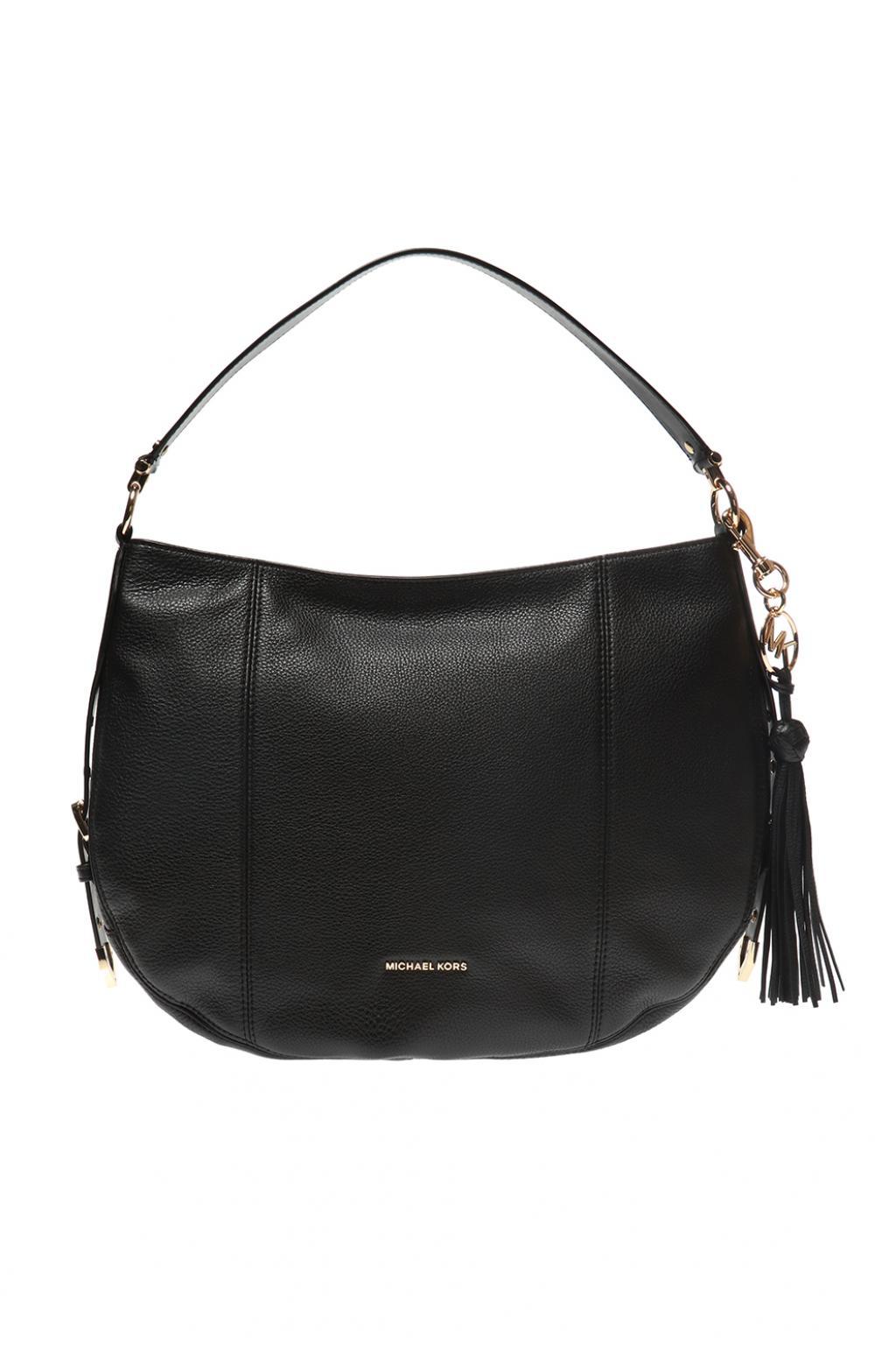 Download Michael Kors 'brooke' Shoulder Bag in Black - Lyst