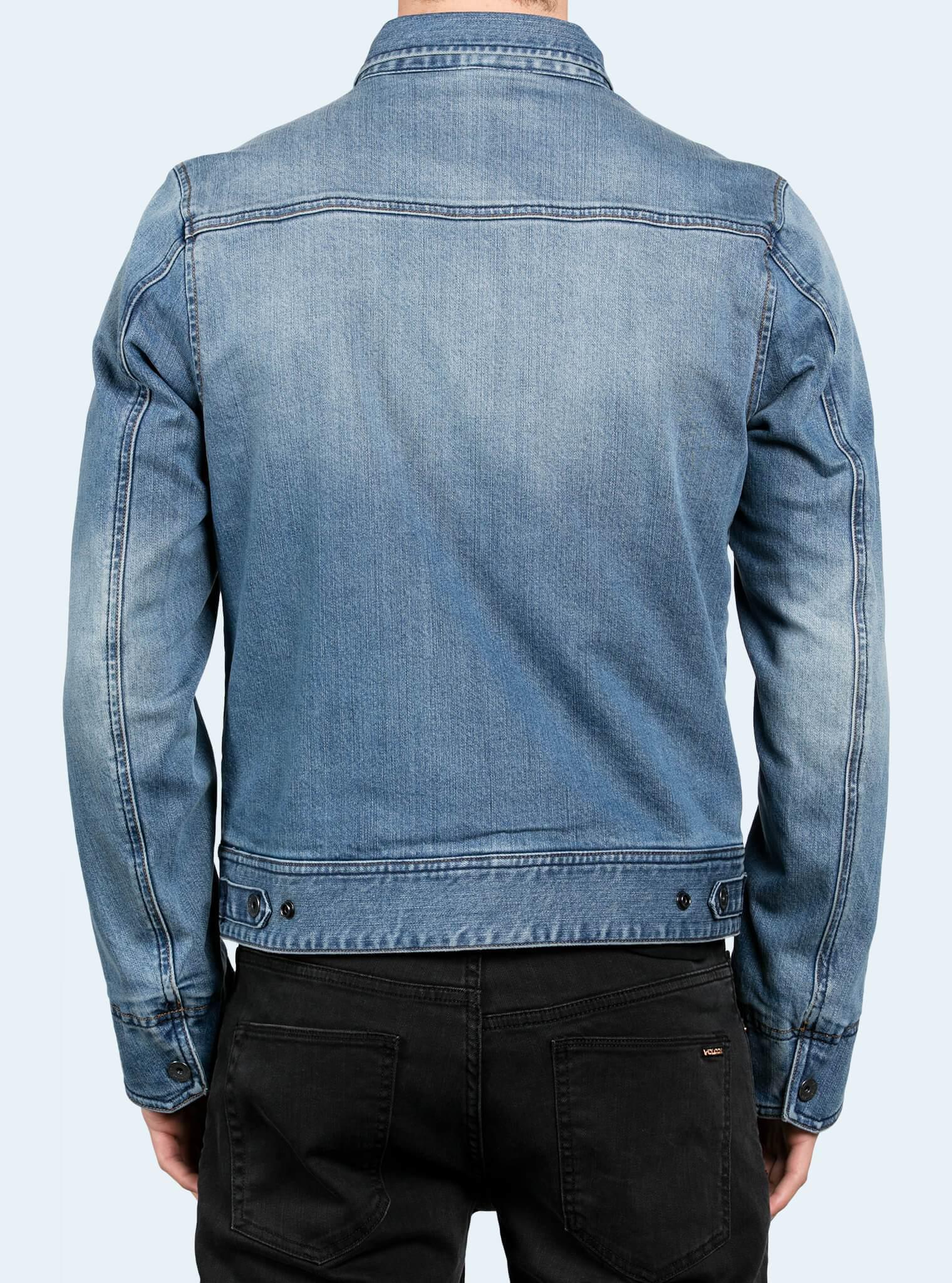 Volcom Denim Burger X Jacket in Blue for Men - Lyst