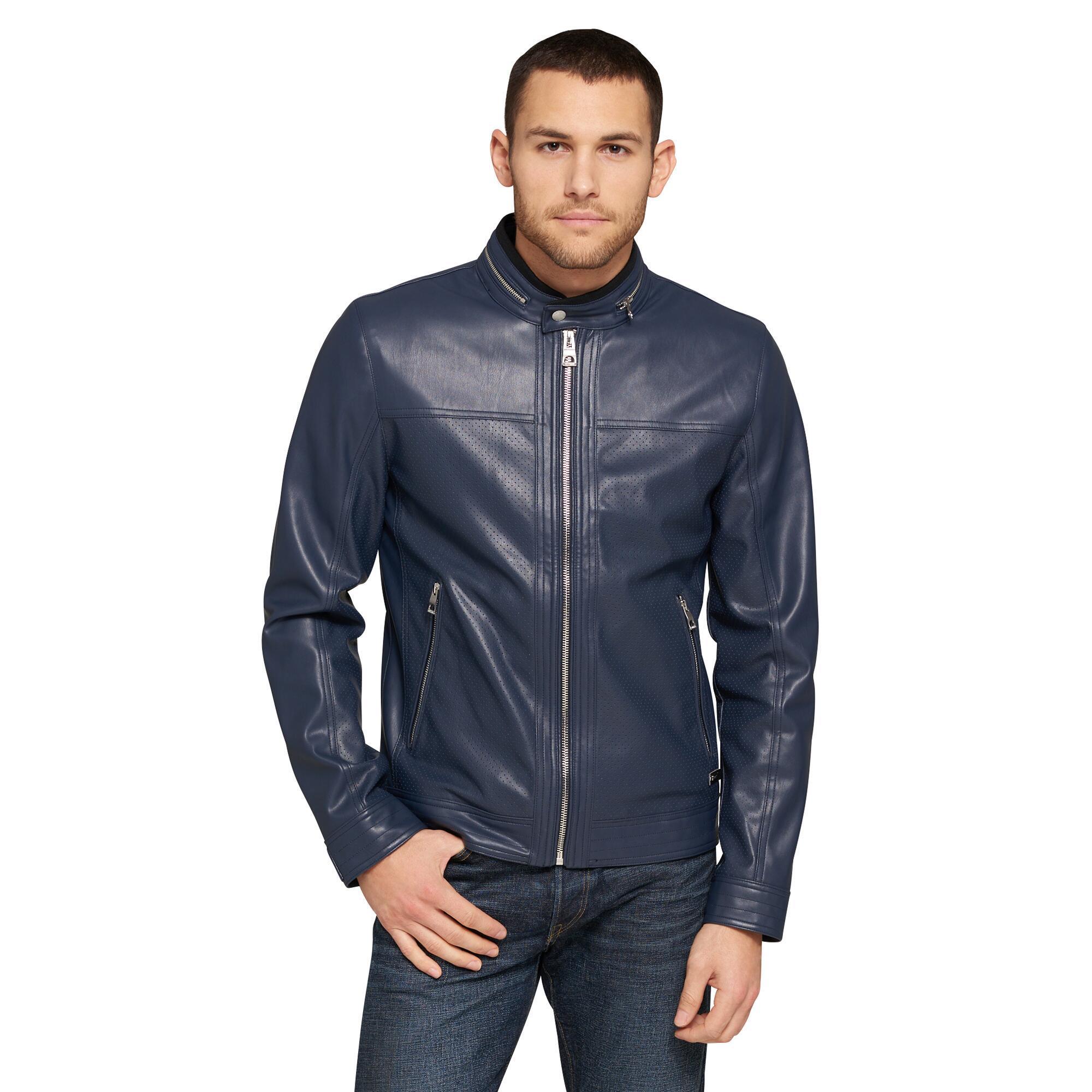 Calvin Klein Leather Jacket Wilsons Cairoamani Com Lyst Wilsons Leather Famous Maker Perforated Faux Moto