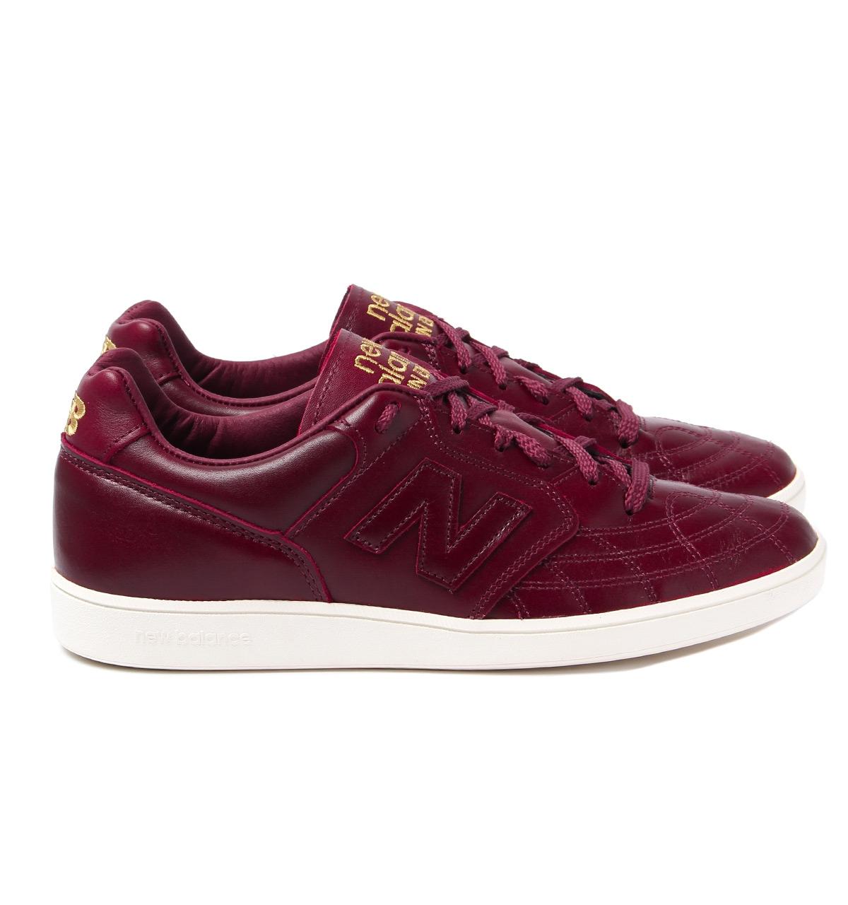 new balance burgundy leather