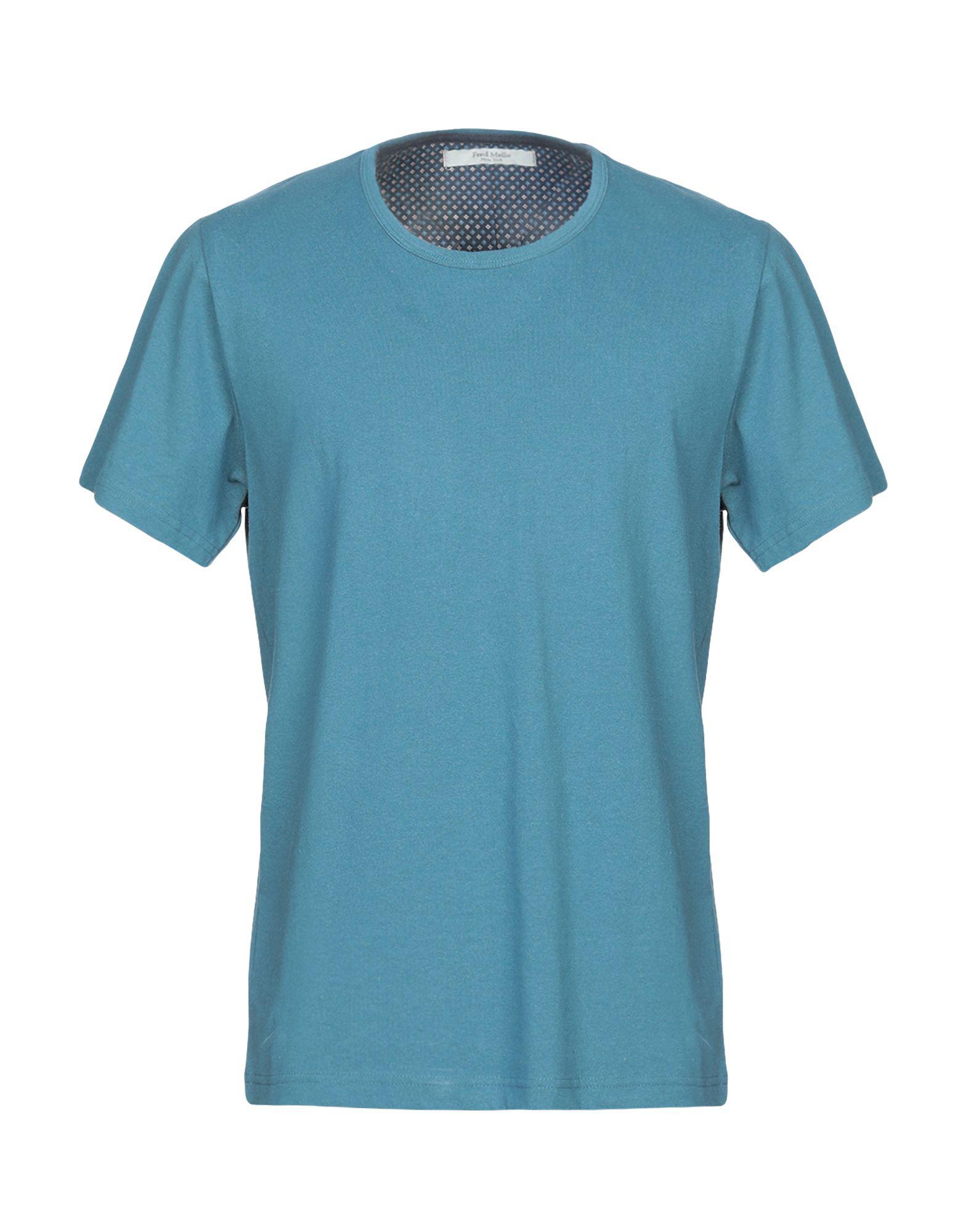 Fred Mello T-shirt in Blue for Men - Lyst