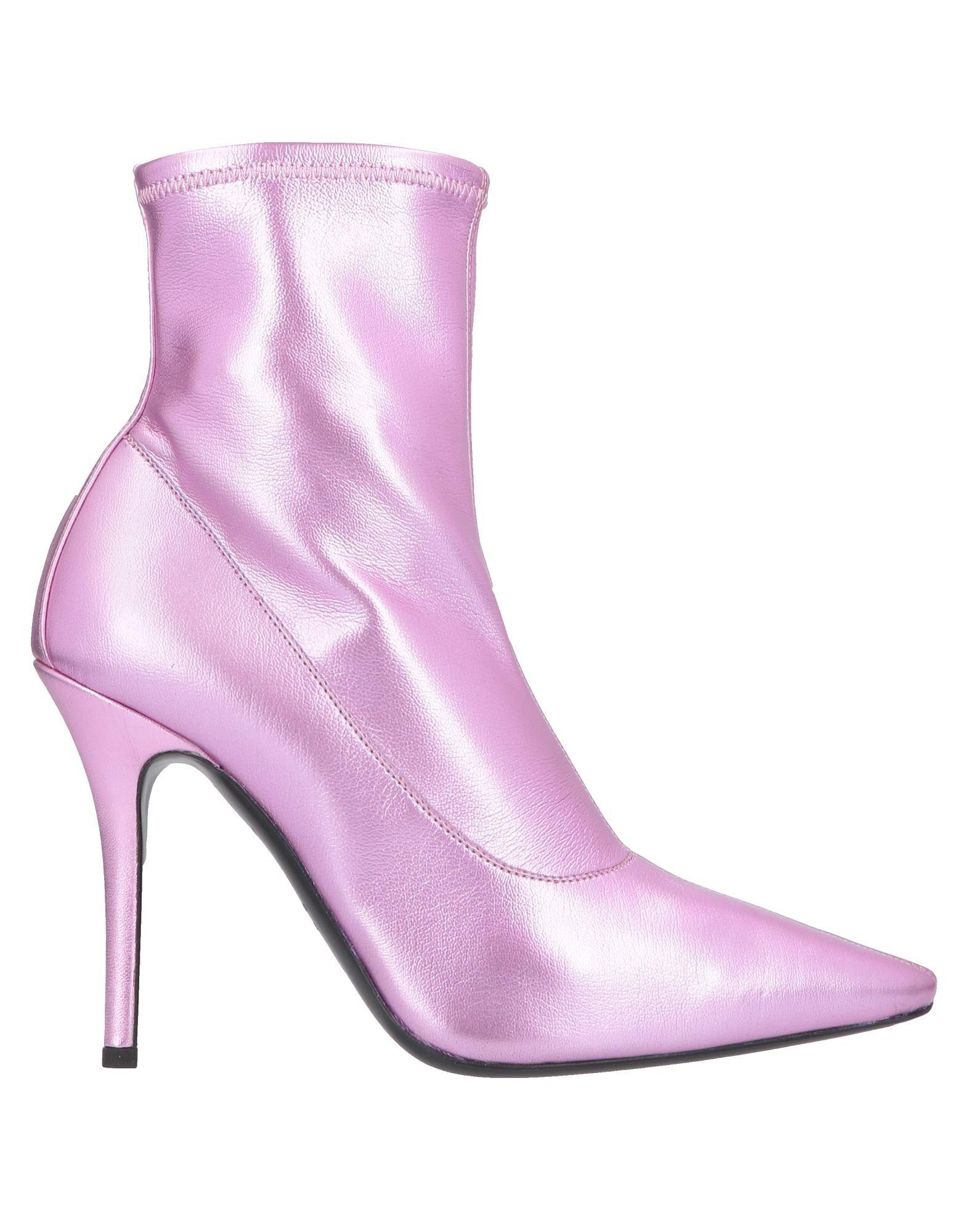 Giuseppe Zanotti Leather Ankle Boots in Pink - Lyst