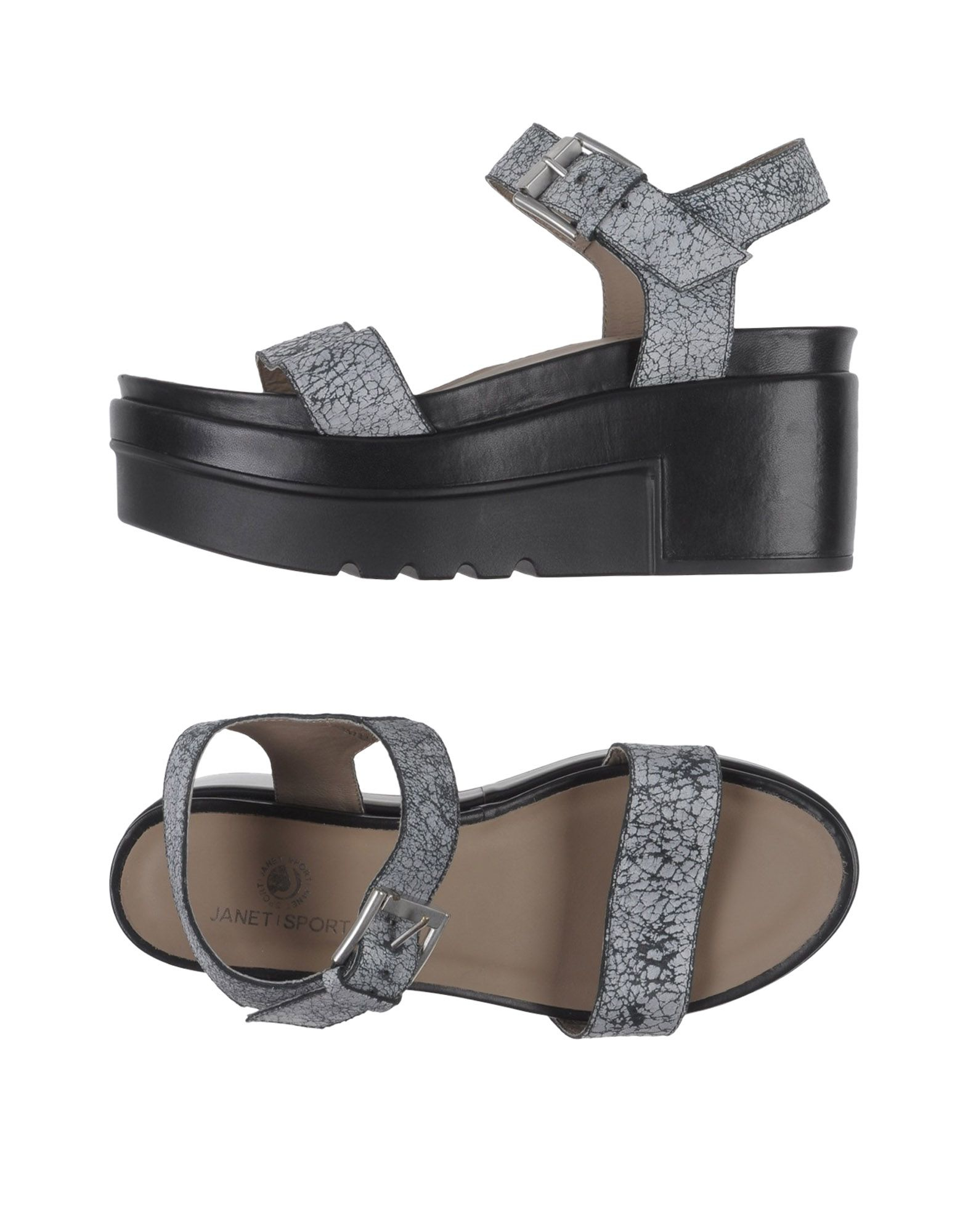 Janet & janet Sandals in Gray | Lyst