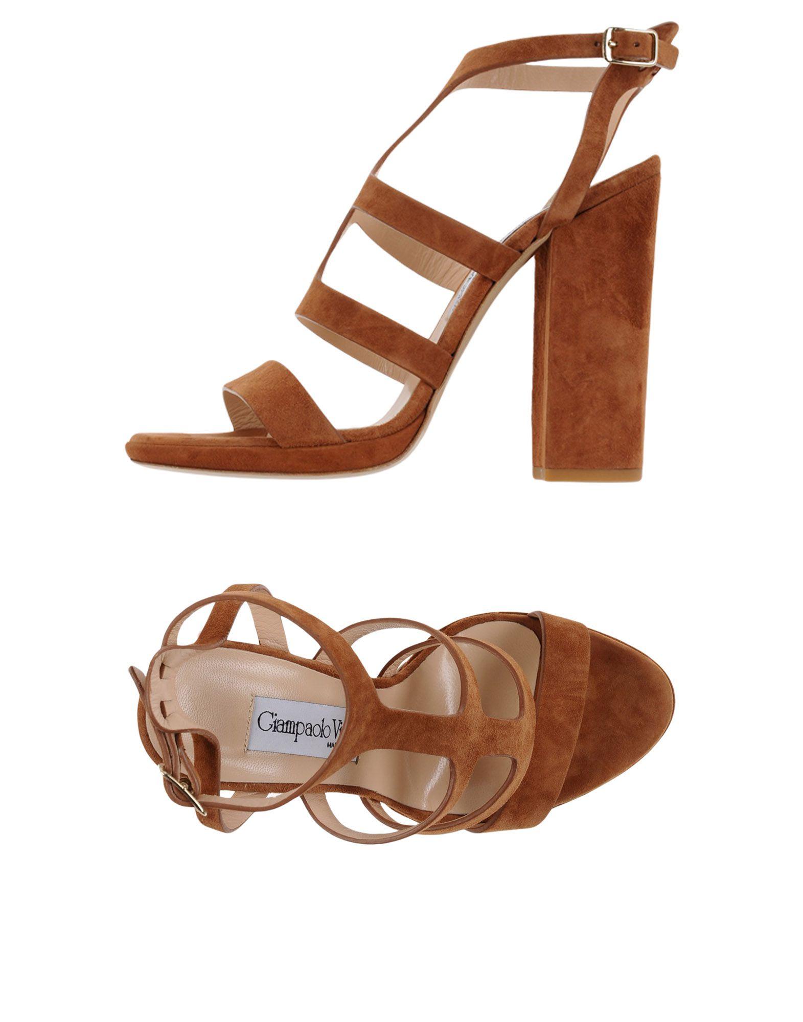 Lyst - Giampaolo Viozzi Sandals in Brown