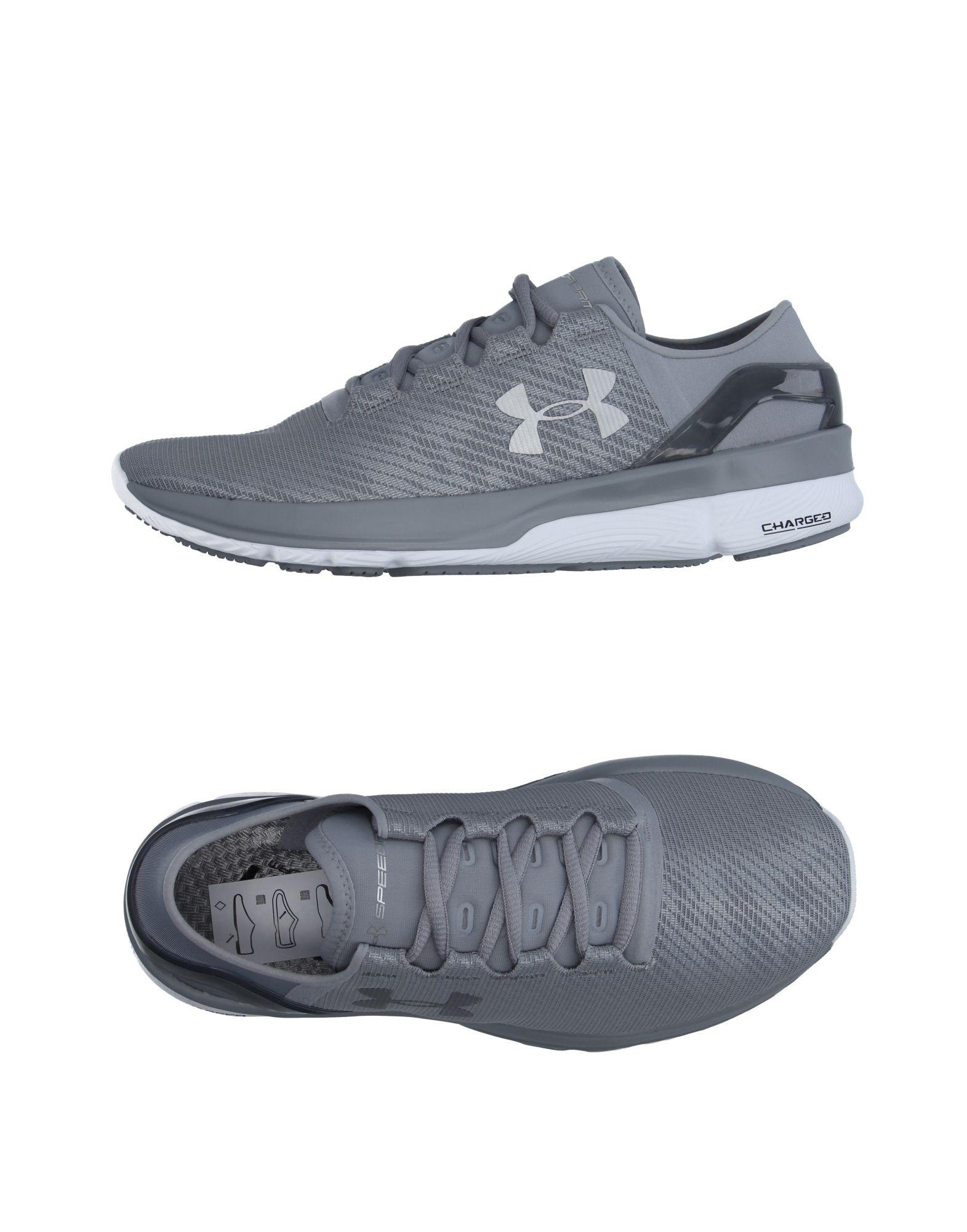 Under armour Low-tops & Sneakers in Gray for Men | Lyst