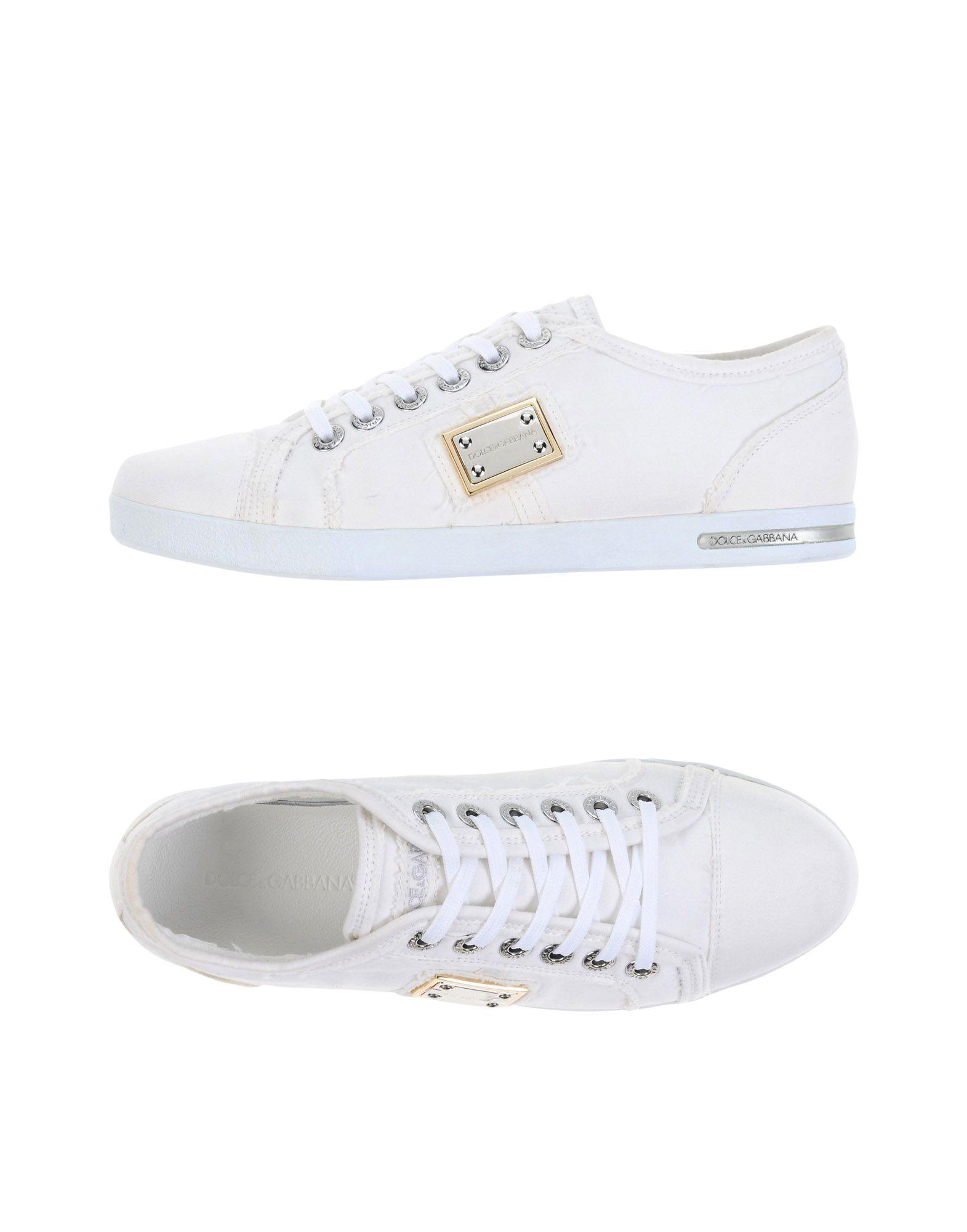 dolce and gabbana shoes white