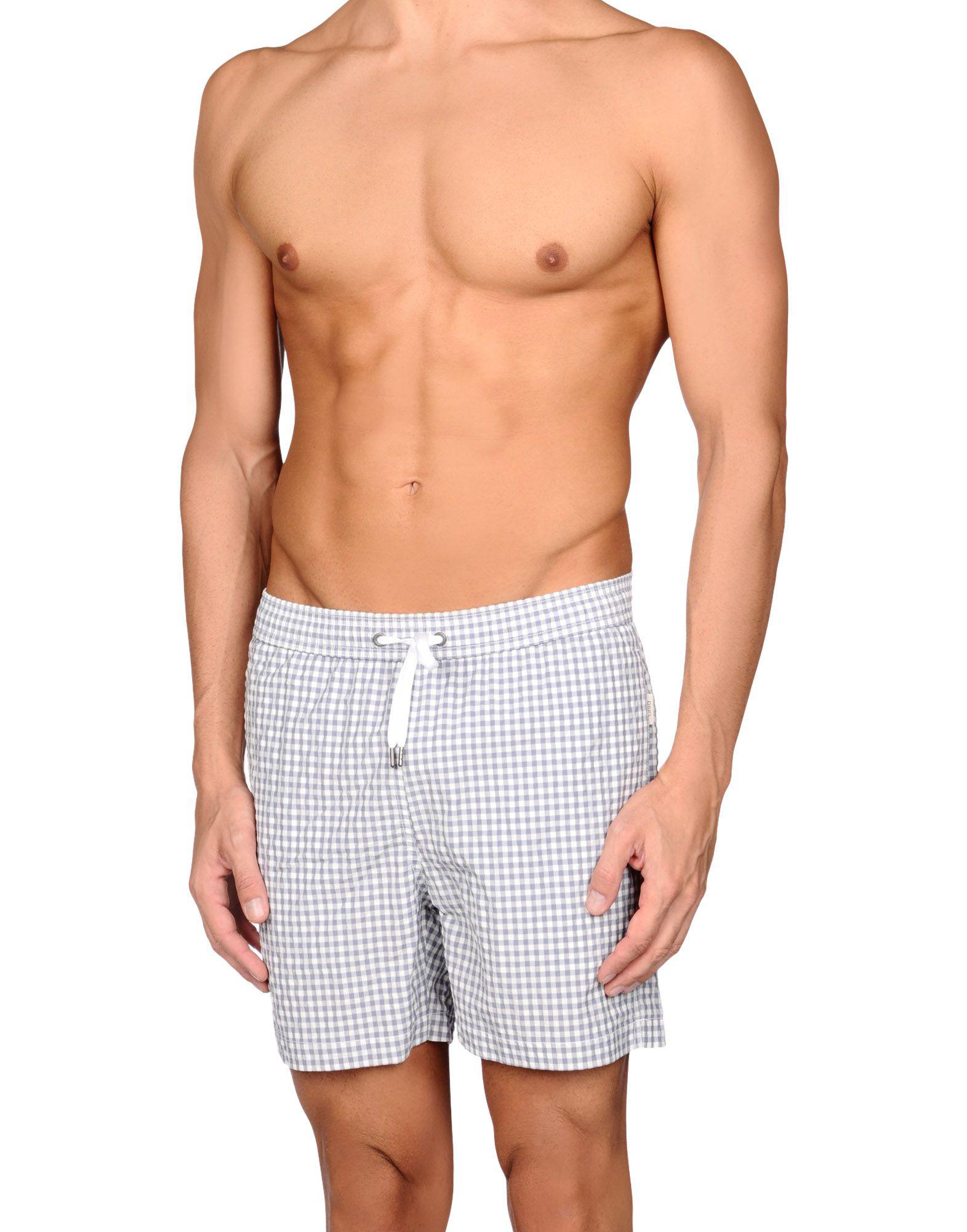 Onia Synthetic Swimming Trunks in Grey (Gray) for Men - Lyst