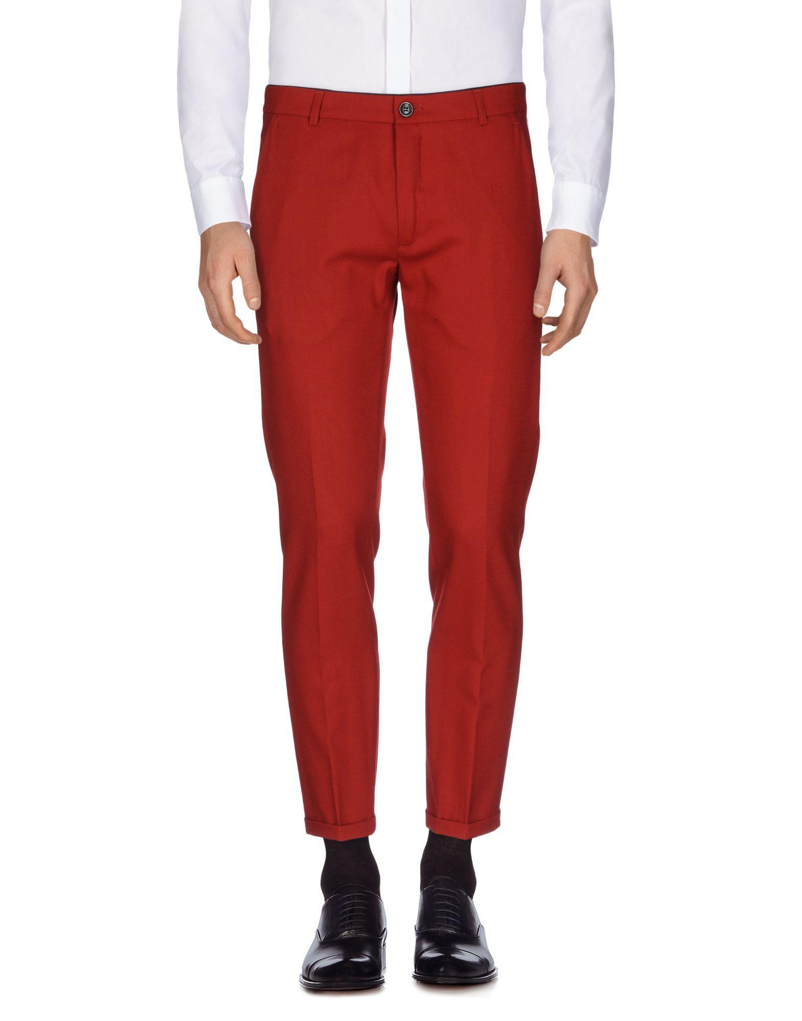 Lyst - Department 5 Casual Pants in Red for Men