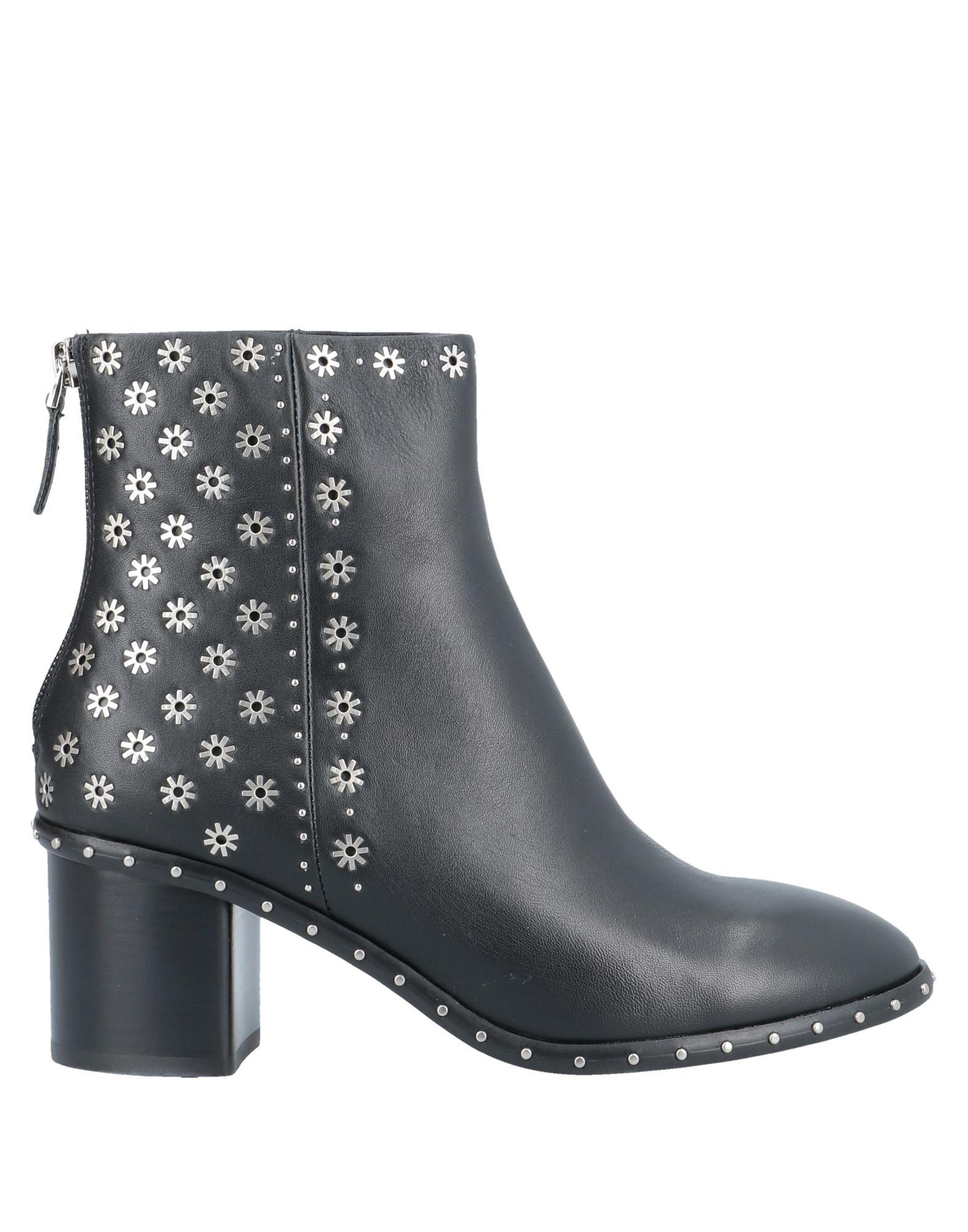 Lola Cruz Leather Ankle Boots in Black - Lyst