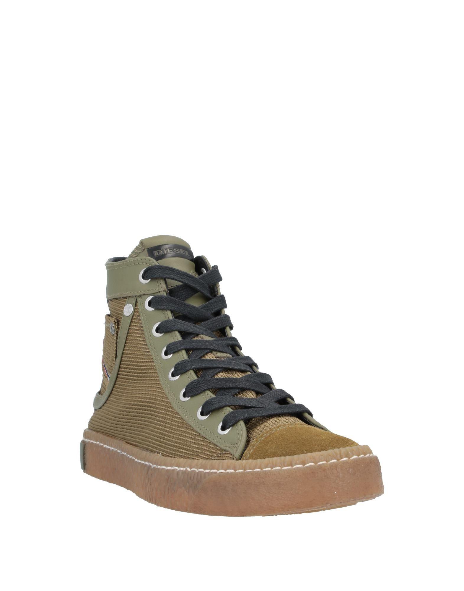 DIESEL Hightops & Sneakers in Green for Men Lyst
