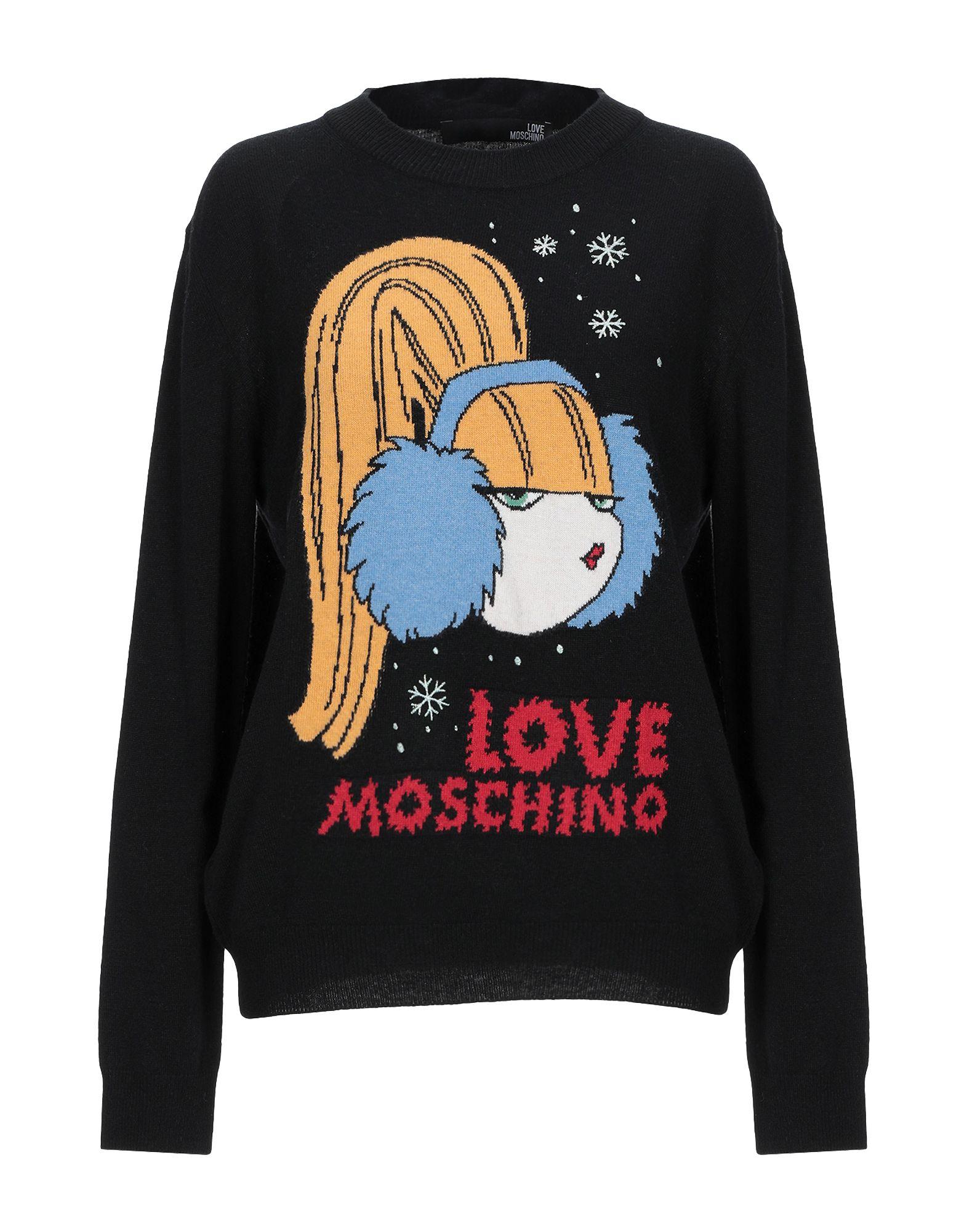 Love Moschino Synthetic Jumper in Black Lyst