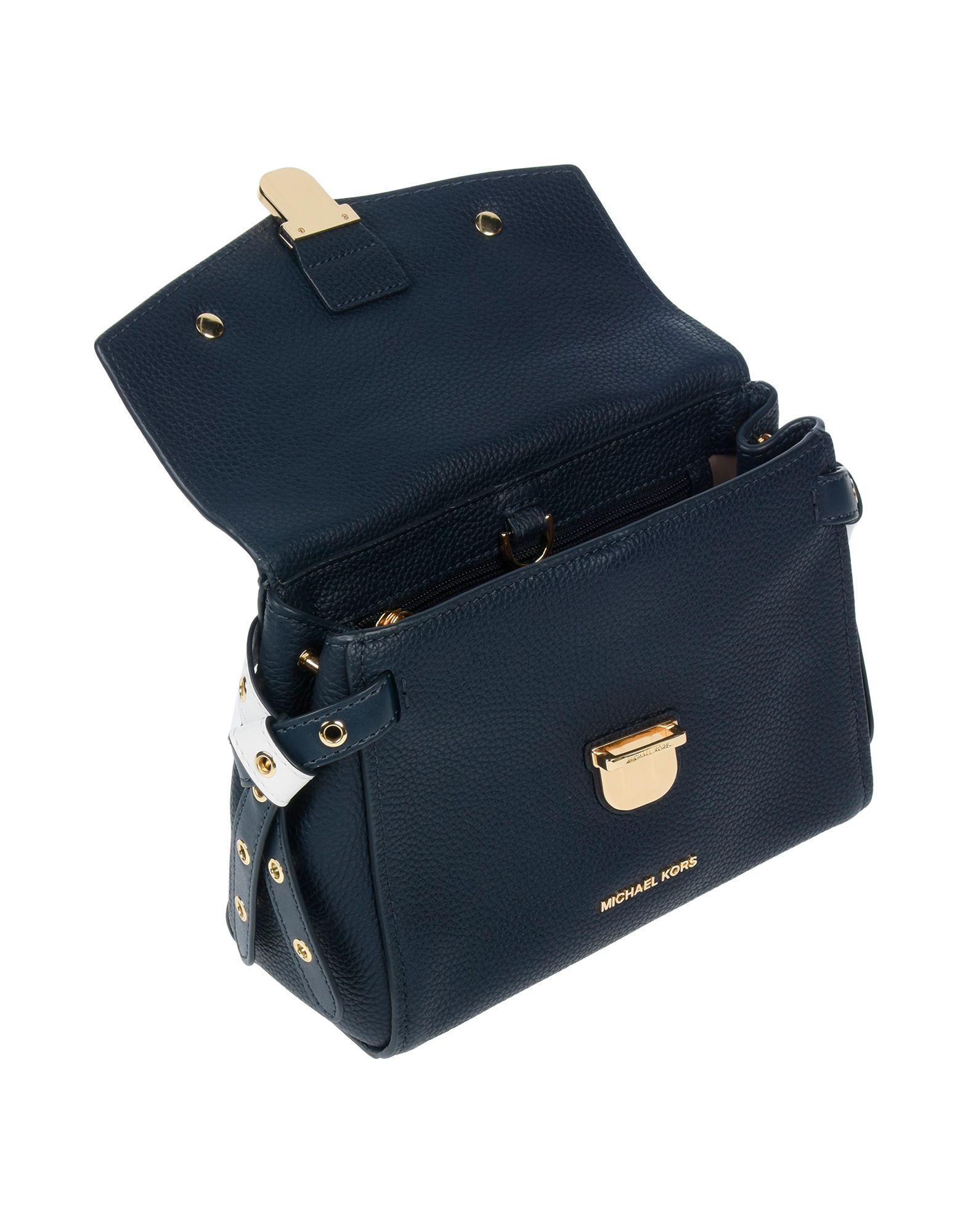 Michael Kors Blue Leather Handbag