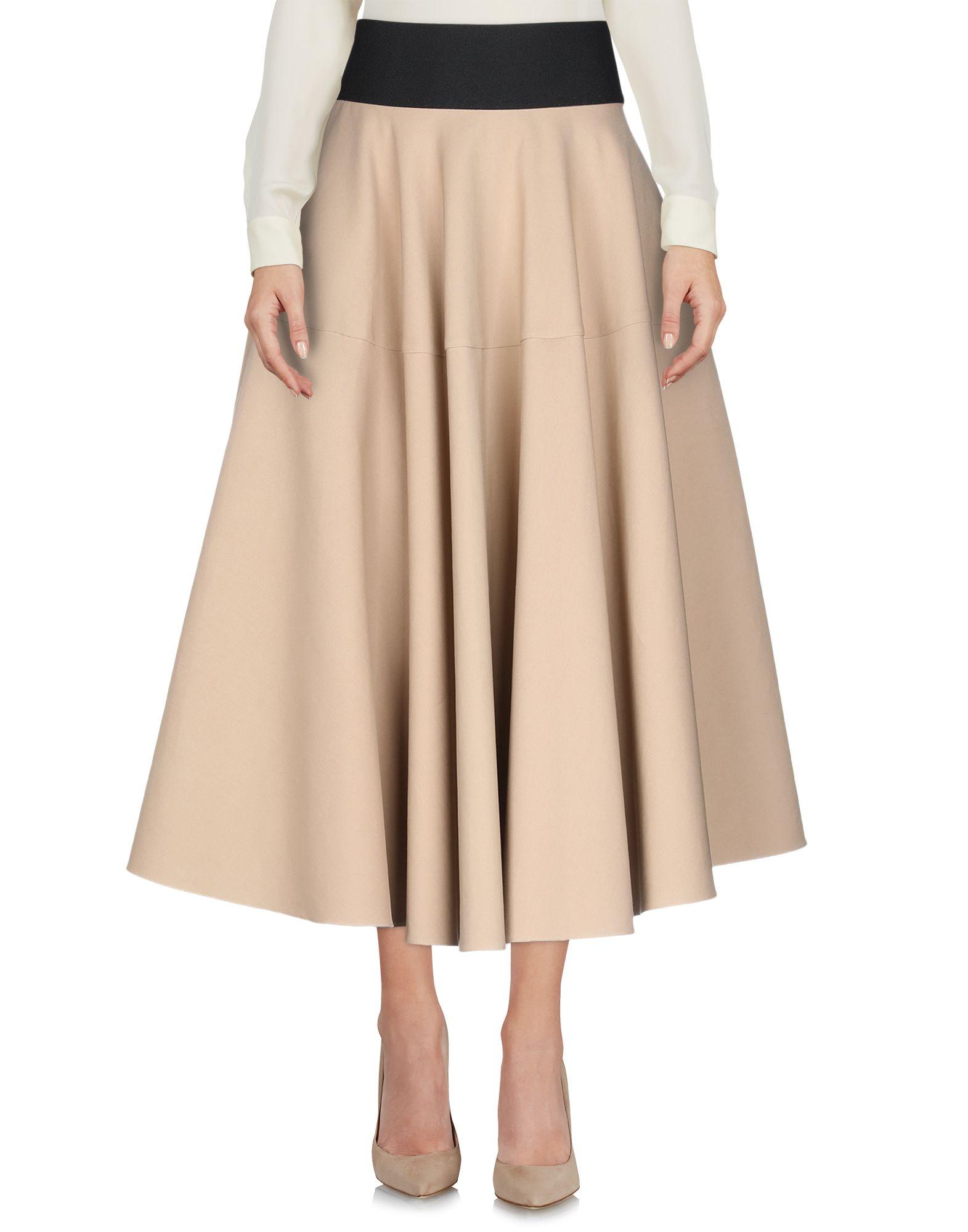 Marni 3/4 Length Skirt in Natural - Lyst