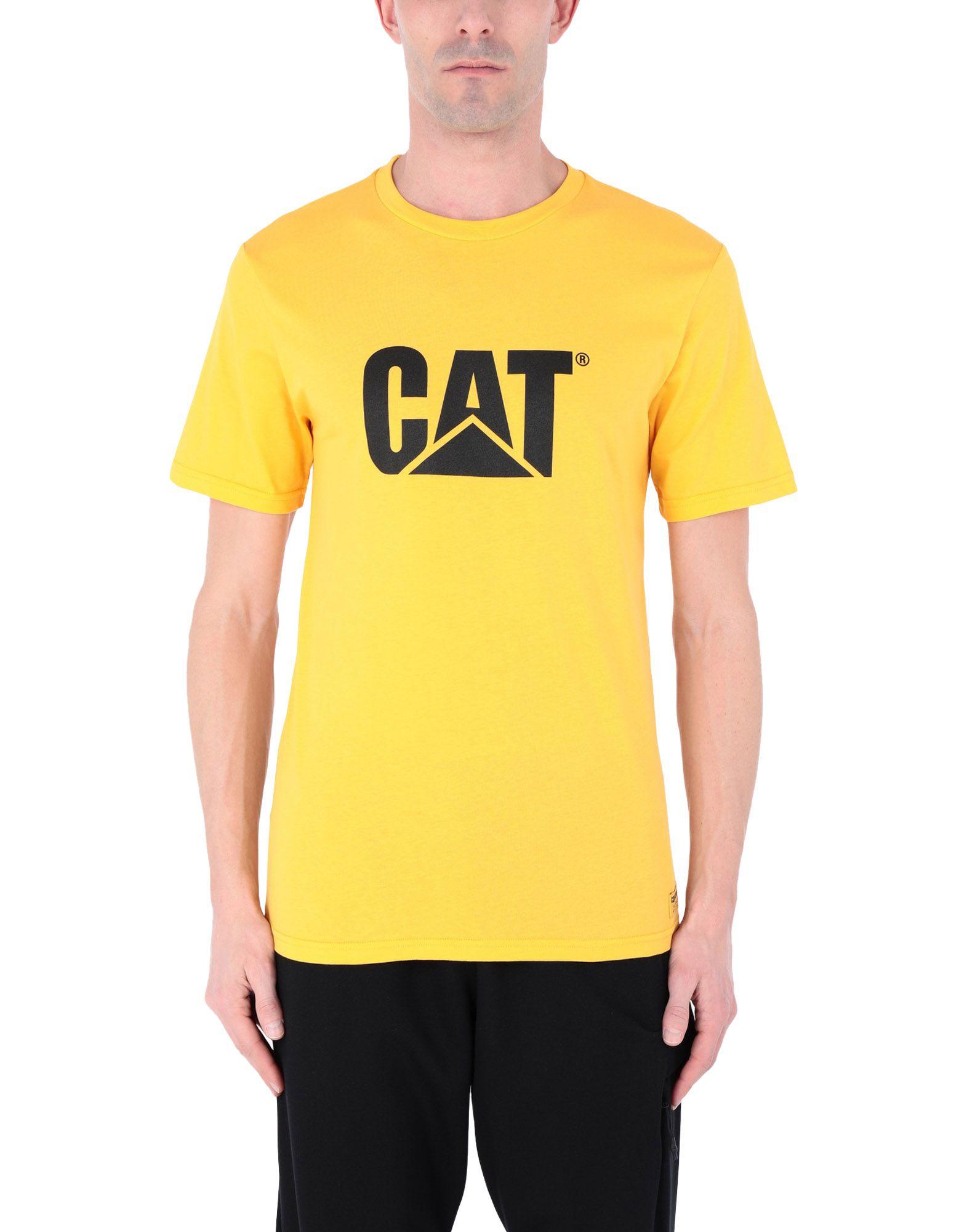 Caterpillar Tshirt in Yellow for Men Lyst