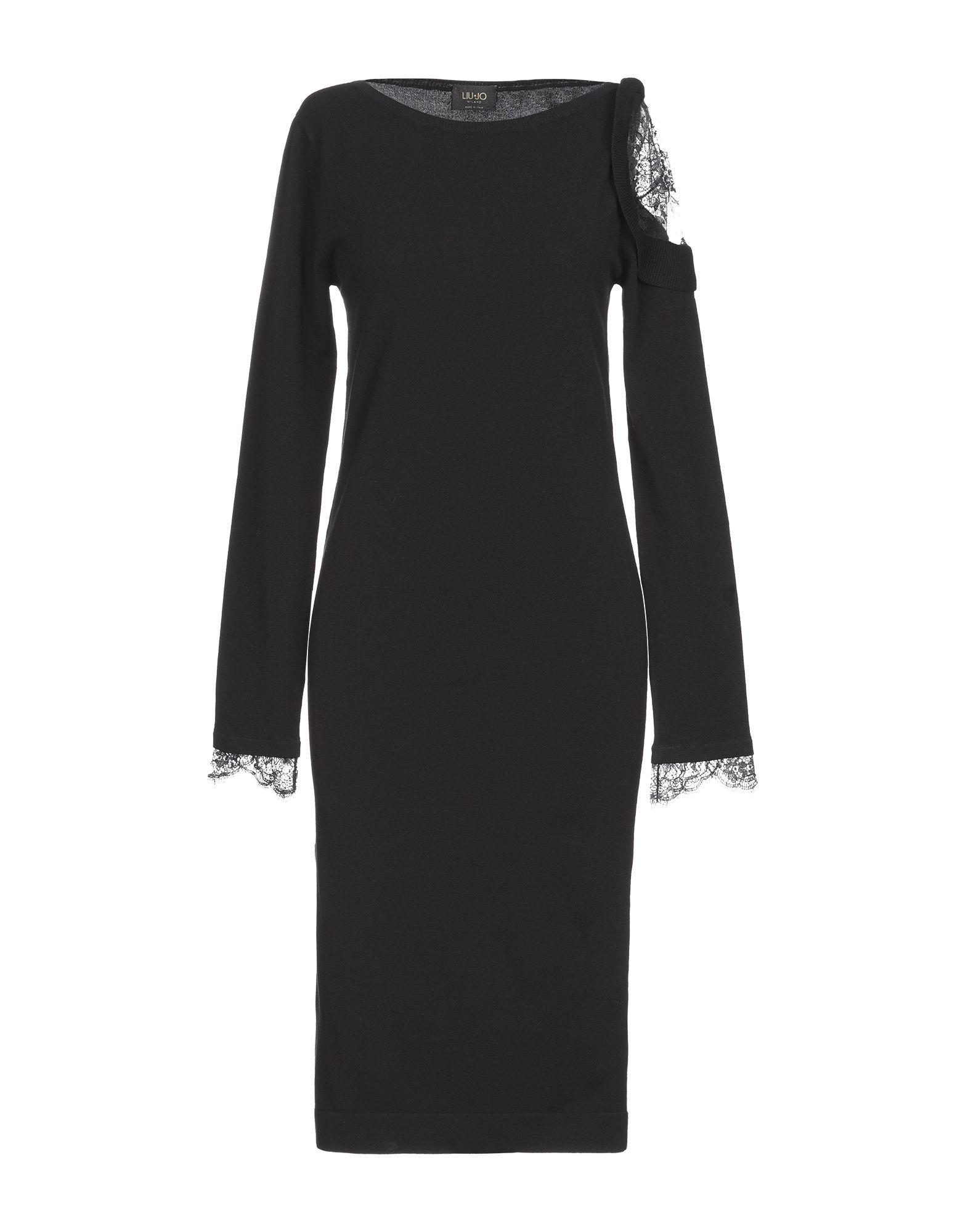 Liu Jo Knee-length Dress in Black - Lyst