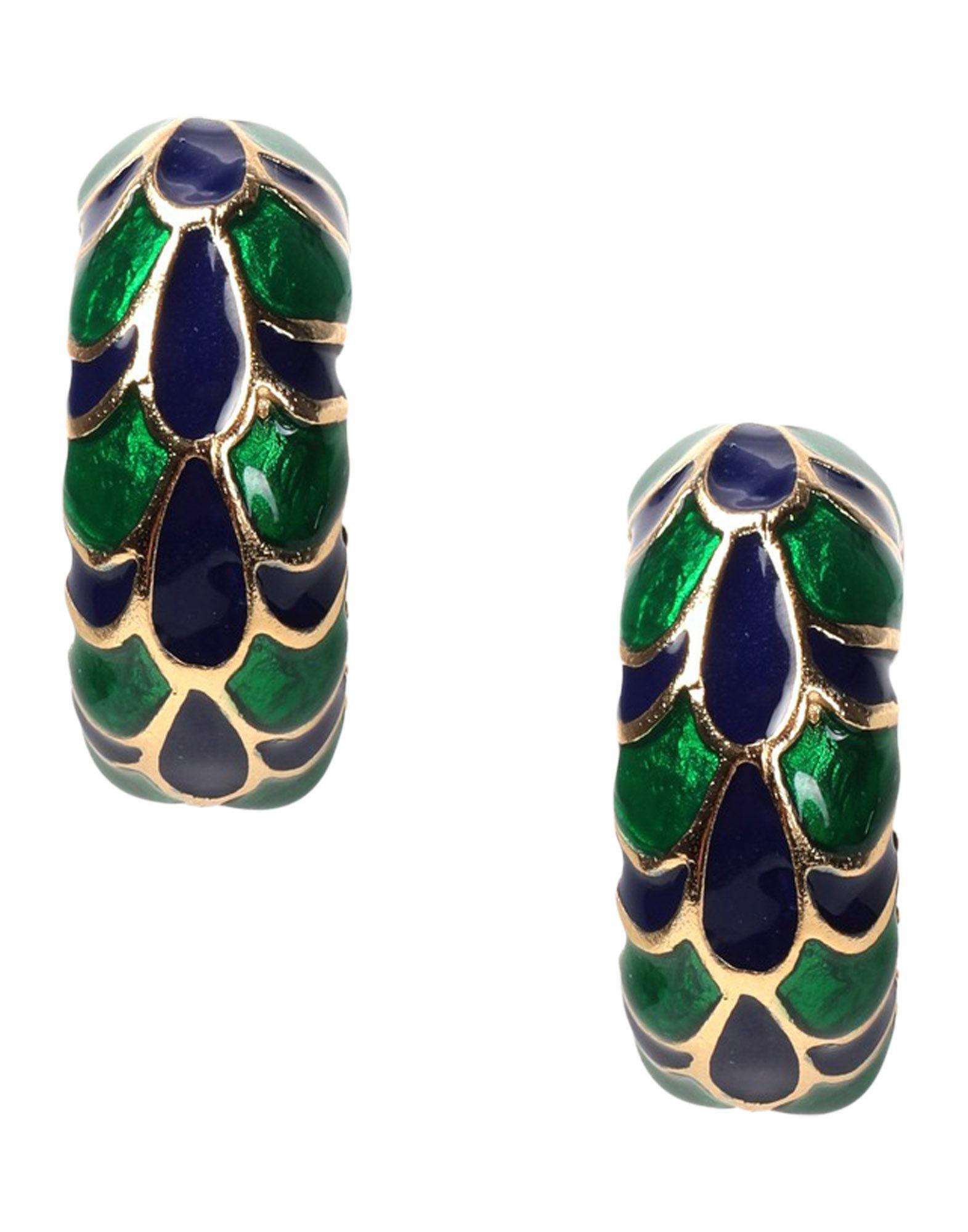 Lyst Kenneth Jay Lane Earrings In Green Kenneth Jay Lane Women S Green Earrings