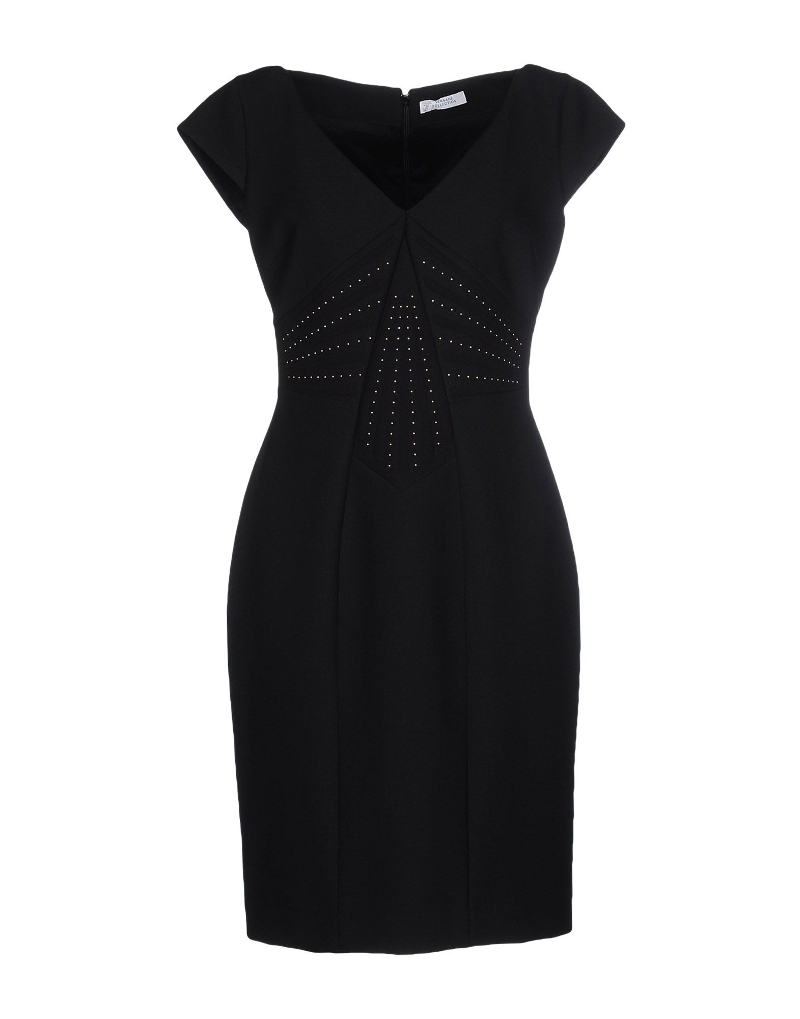 Lyst - Versace Short Dress in Black