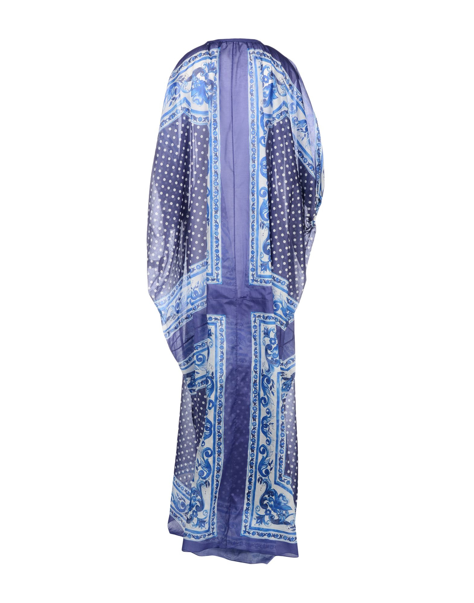 Lyst - Dolce & Gabbana Long Dress in Blue