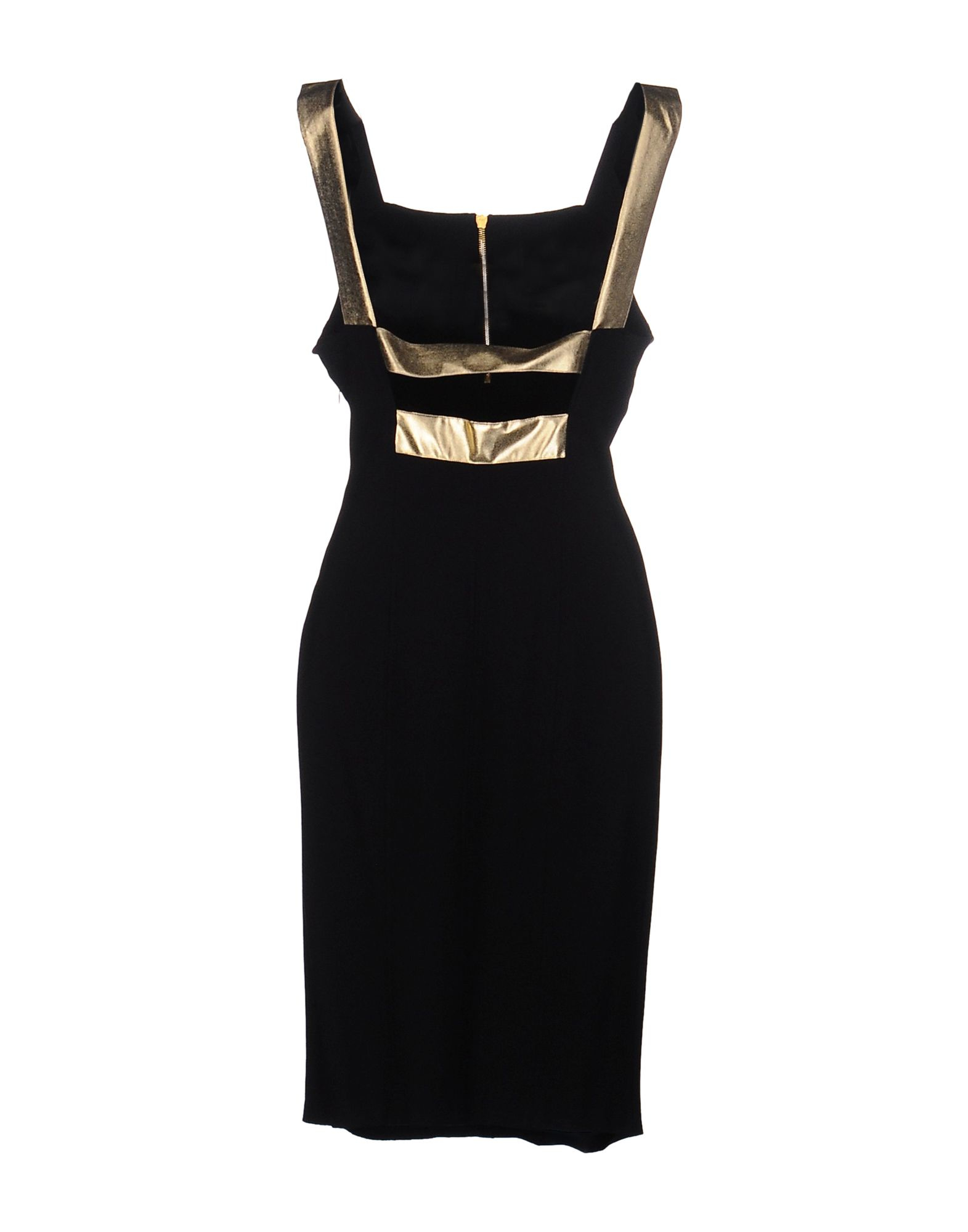 Lyst Versace Short Dress in Black