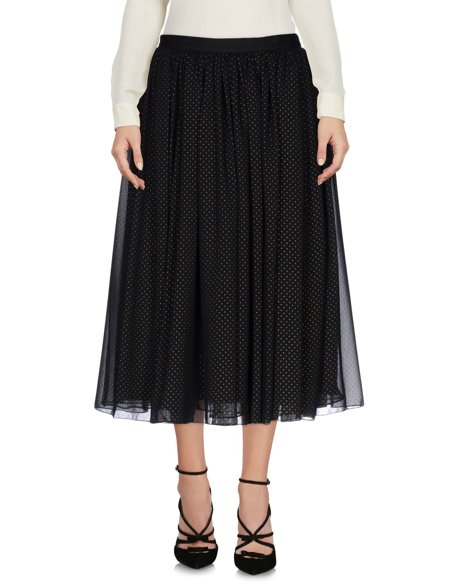 Lyst - Alice + olivia 3/4 Length Skirt in Black