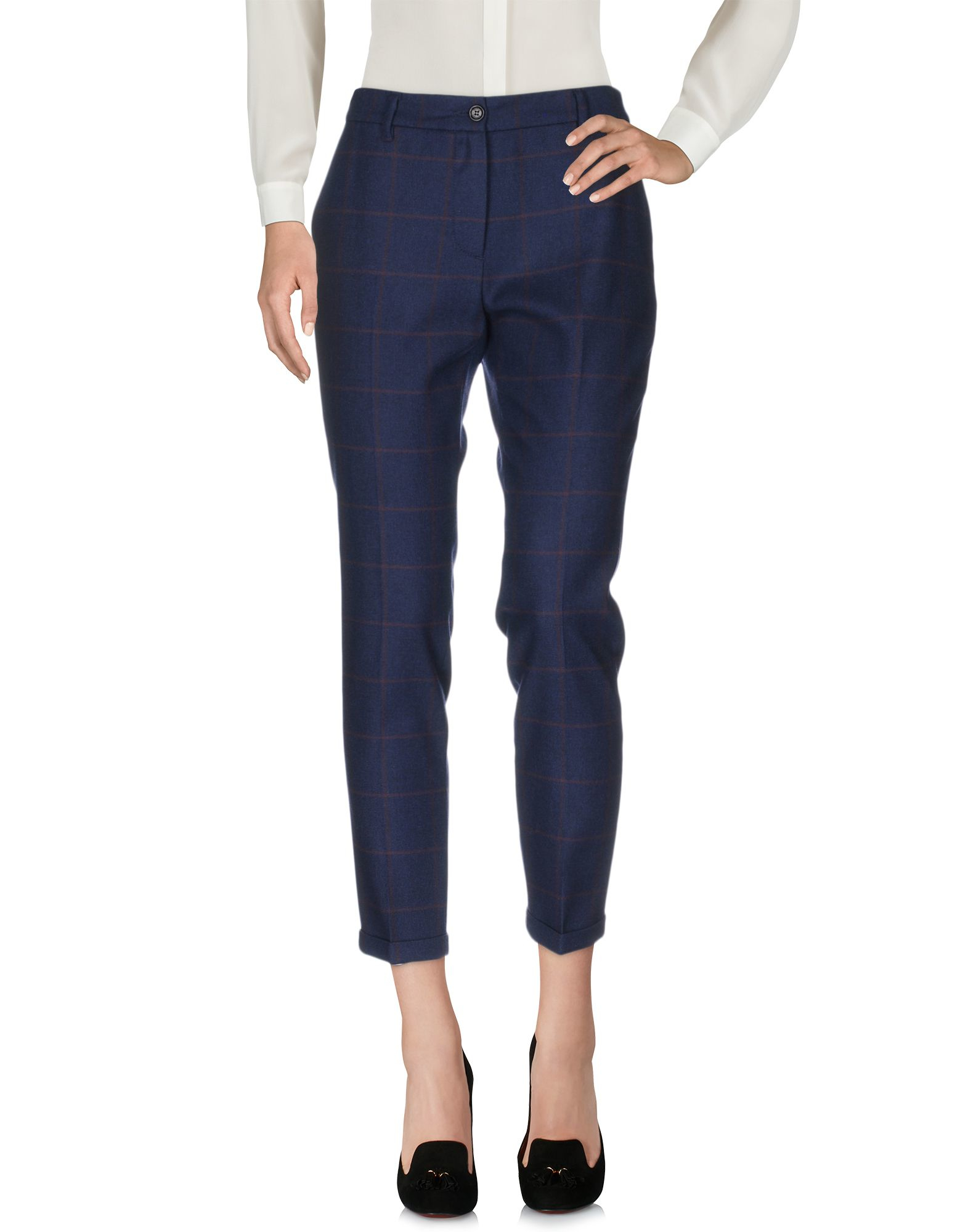 navy blue casual pants womens