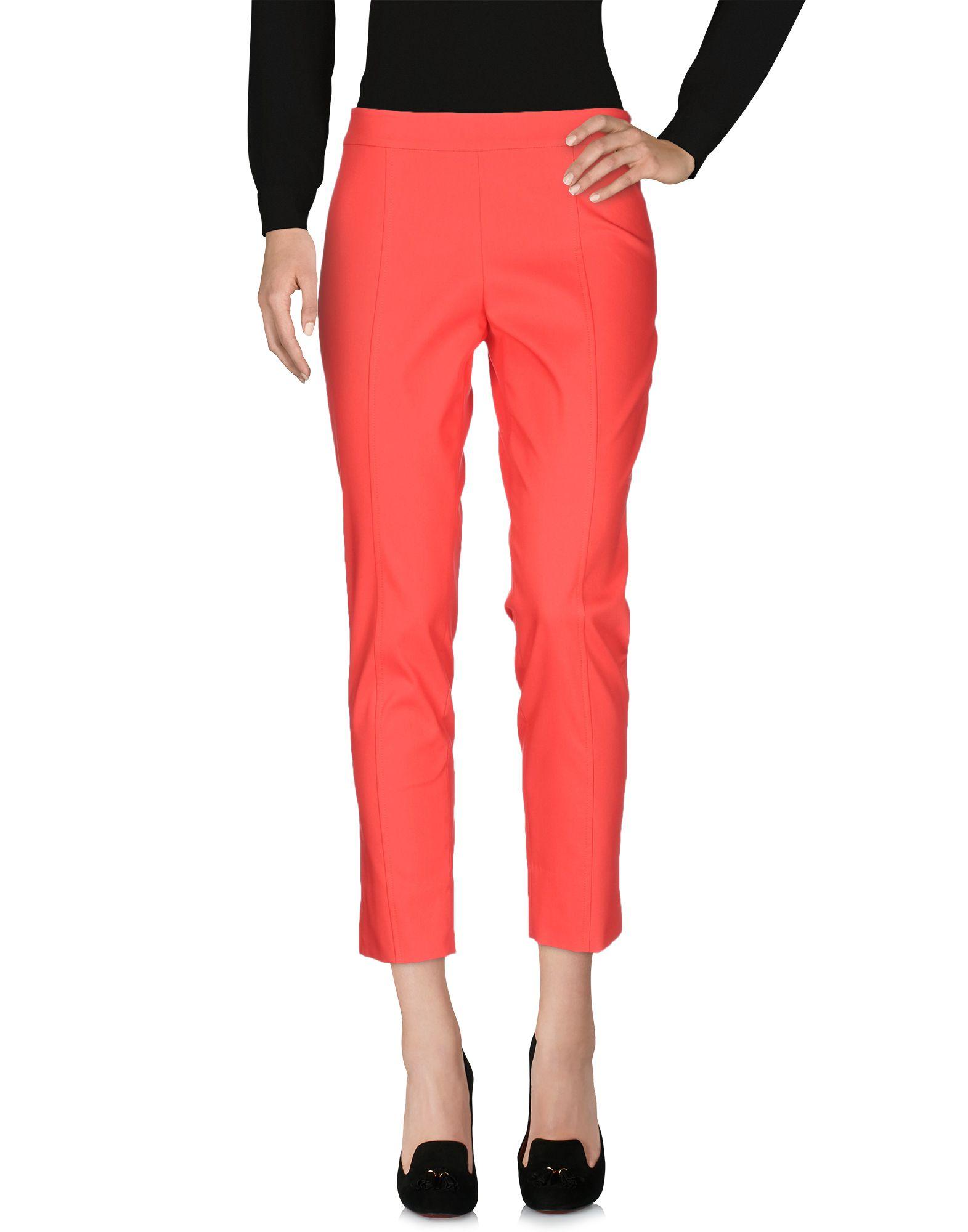 Tory burch Casual Pants in Red | Lyst