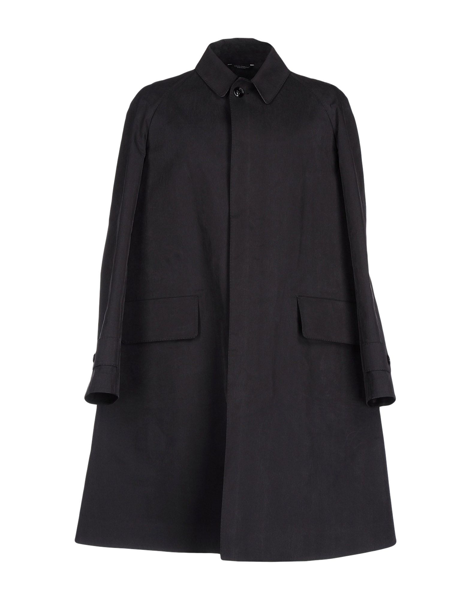 Dolce & gabbana Overcoat in Black for Men | Lyst