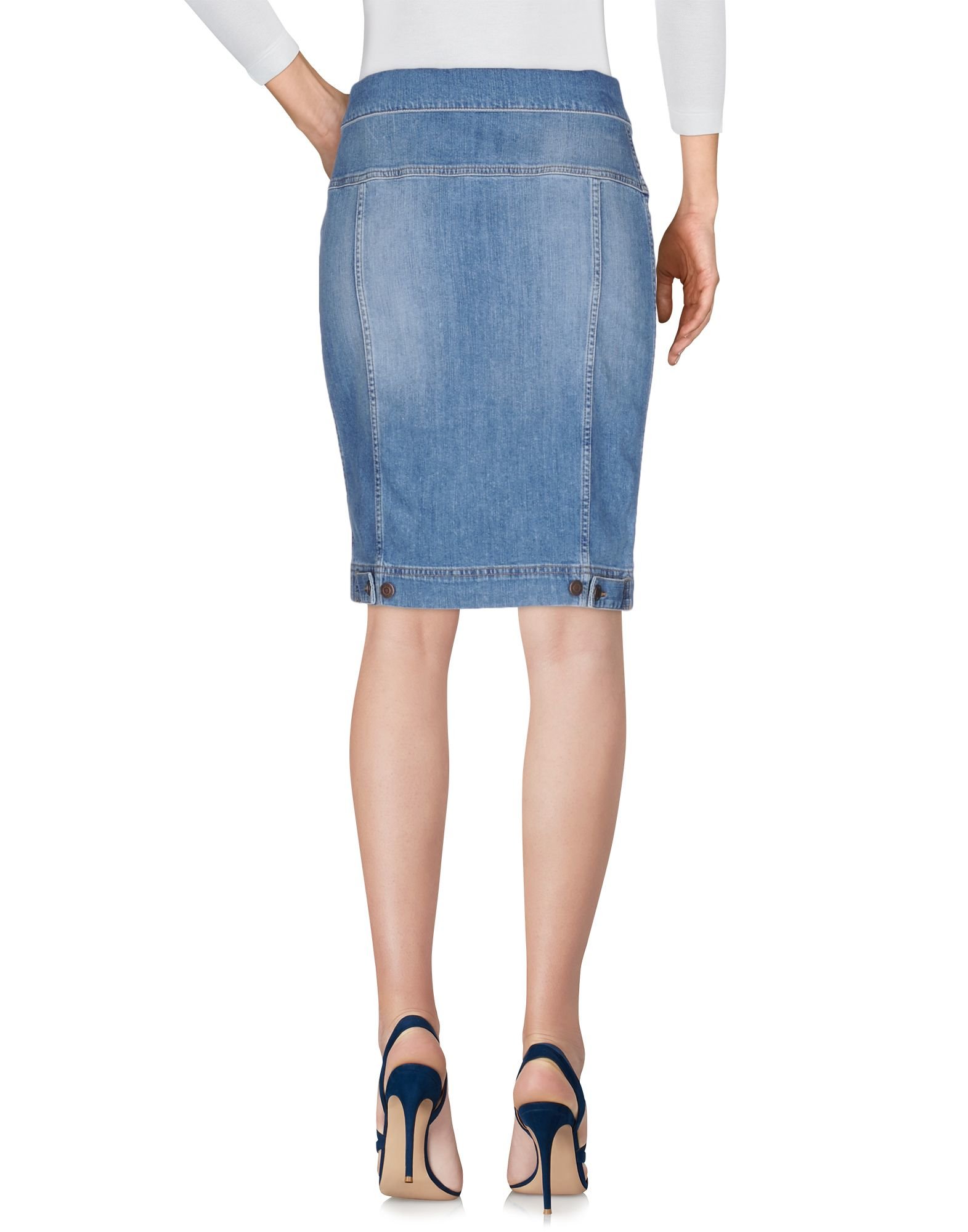 Moschino couture Denim Skirt in Blue | Lyst
