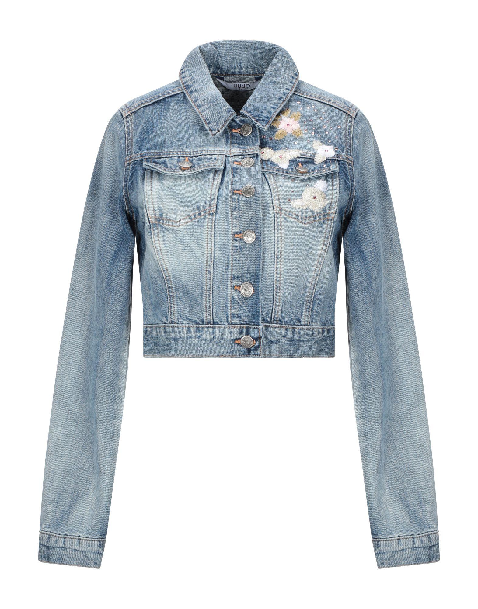 Liu Jo Denim Outerwear in Blue - Lyst