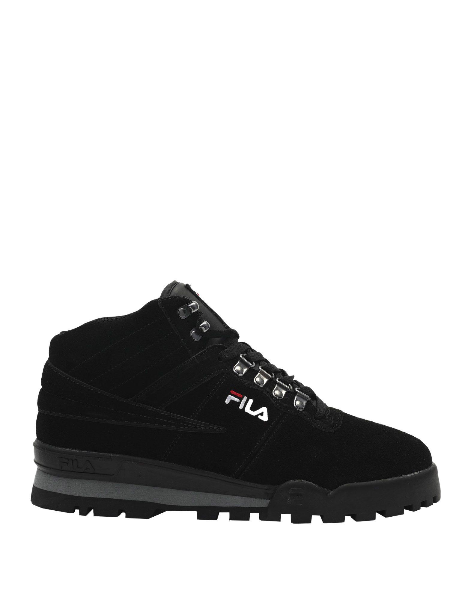 all black filas mens