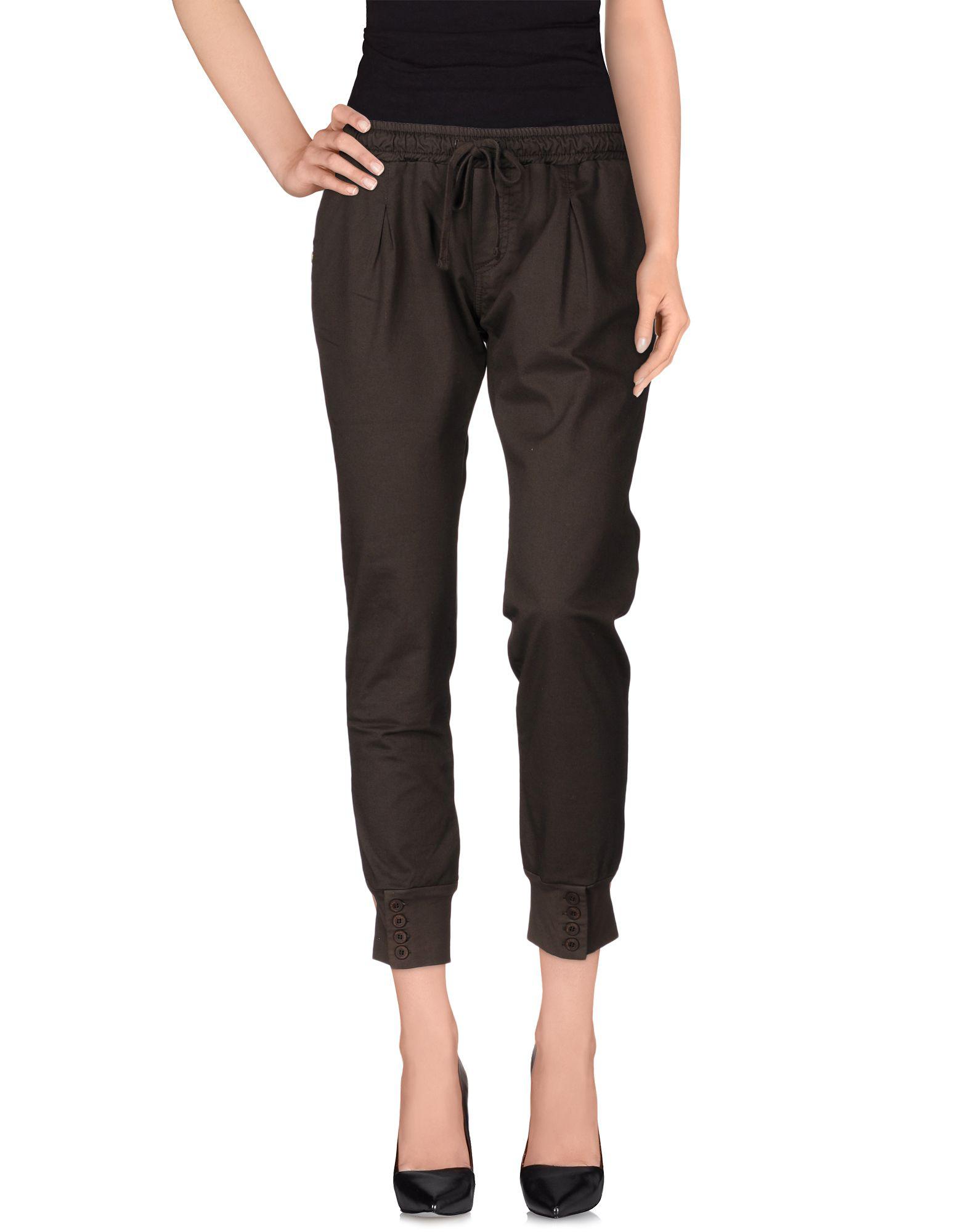 Manila Grace Casual Pants in Brown - Lyst