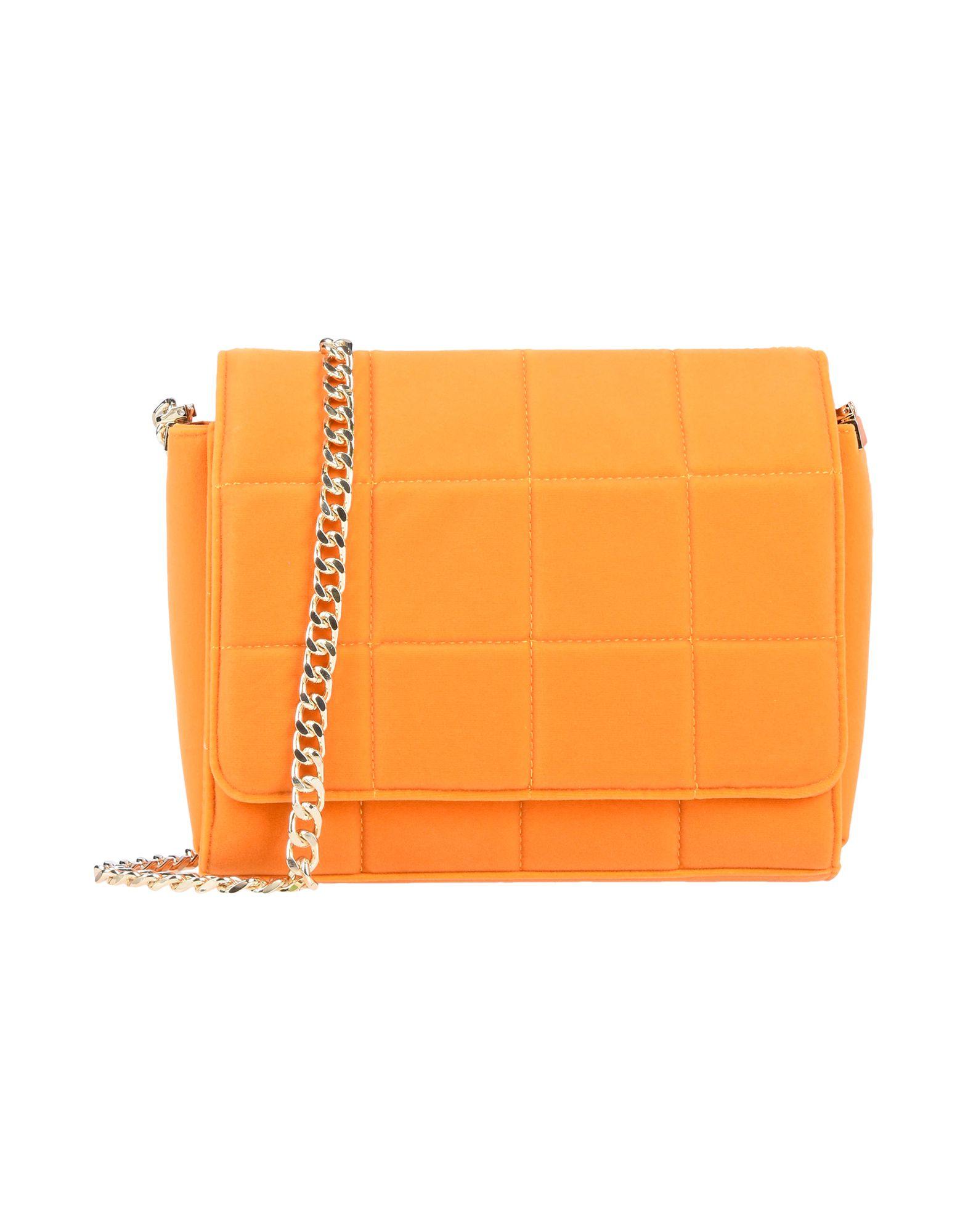 French Connection Velvet Cross-body Bag in Orange - Lyst