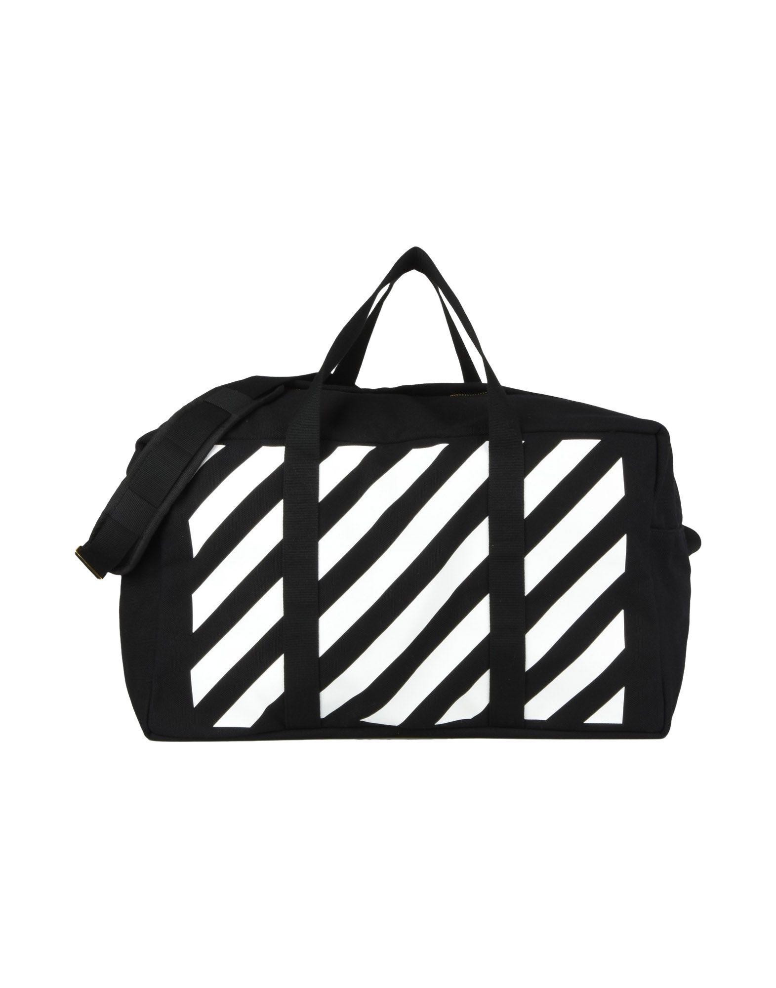 off white duffle bag strap