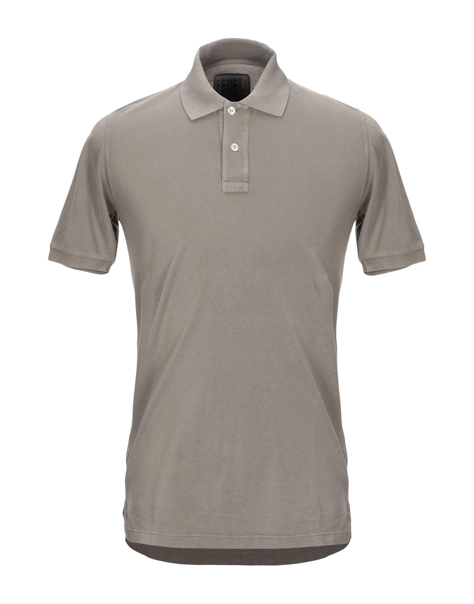 Fedeli Polo Shirt in Gray for Men - Lyst