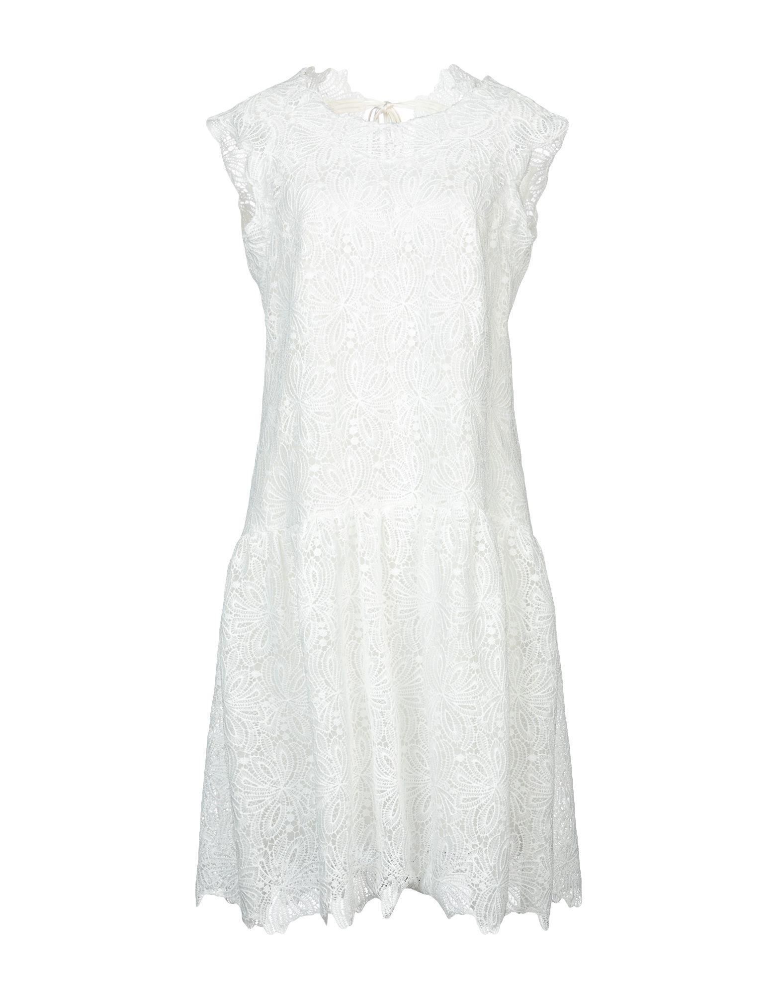 Ermanno Scervino Synthetic Knee-length Dress in White - Lyst