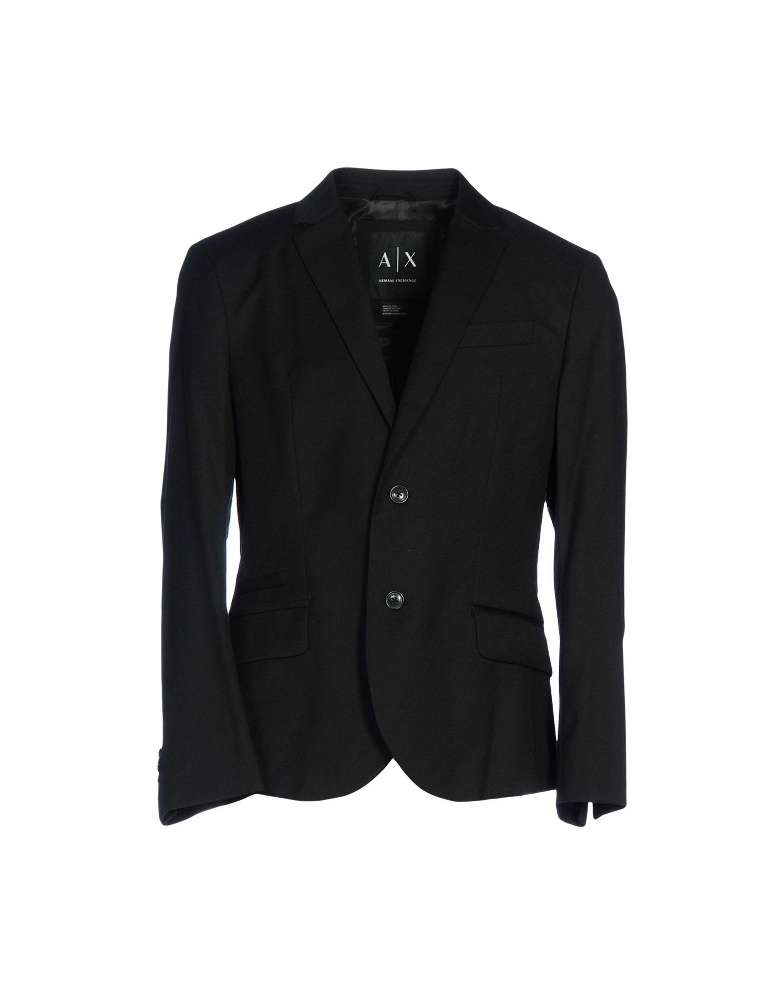 Lyst - Armani Exchange Blazer in Black for Men