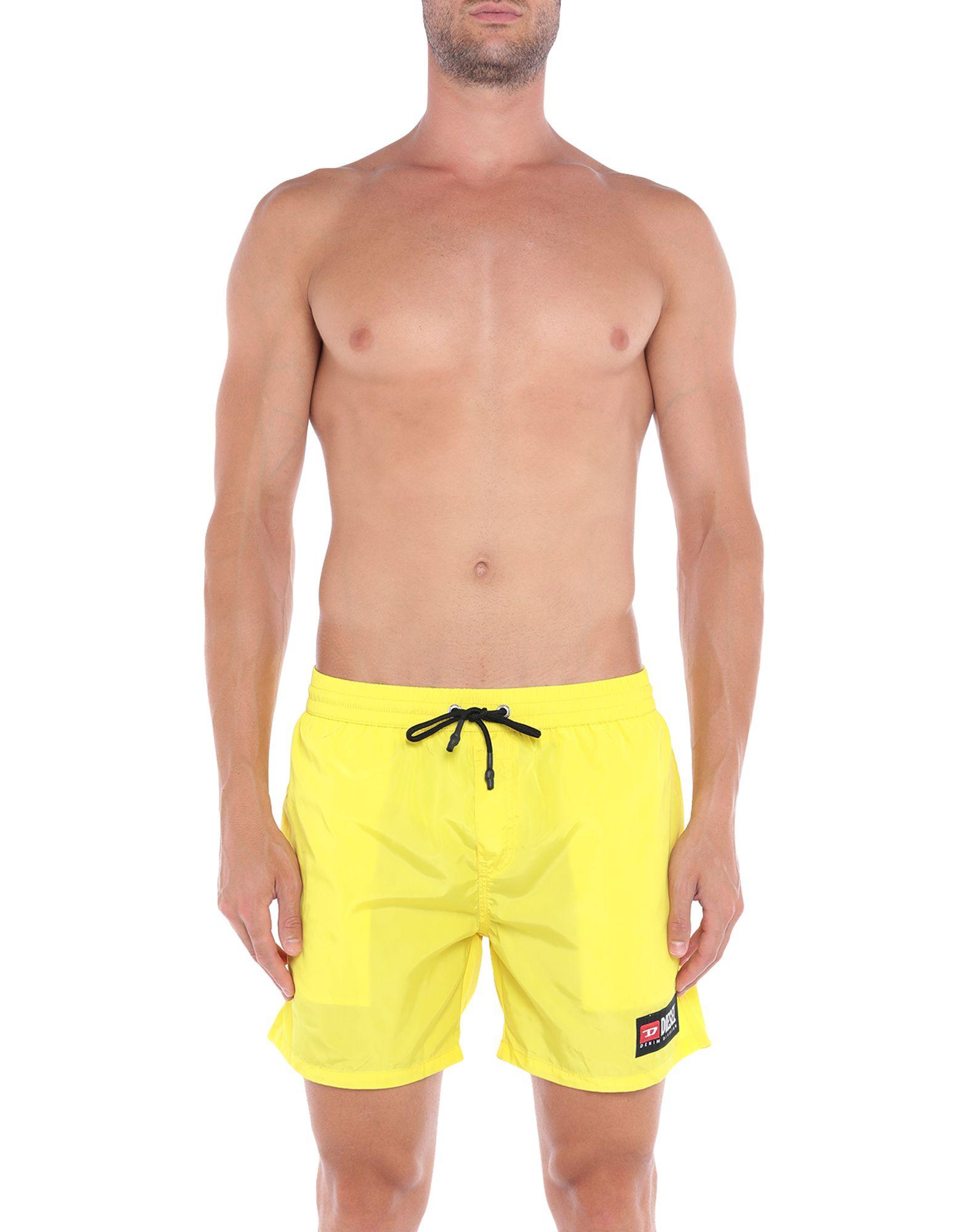 DIESEL Swim Trunks in Yellow for Men Lyst