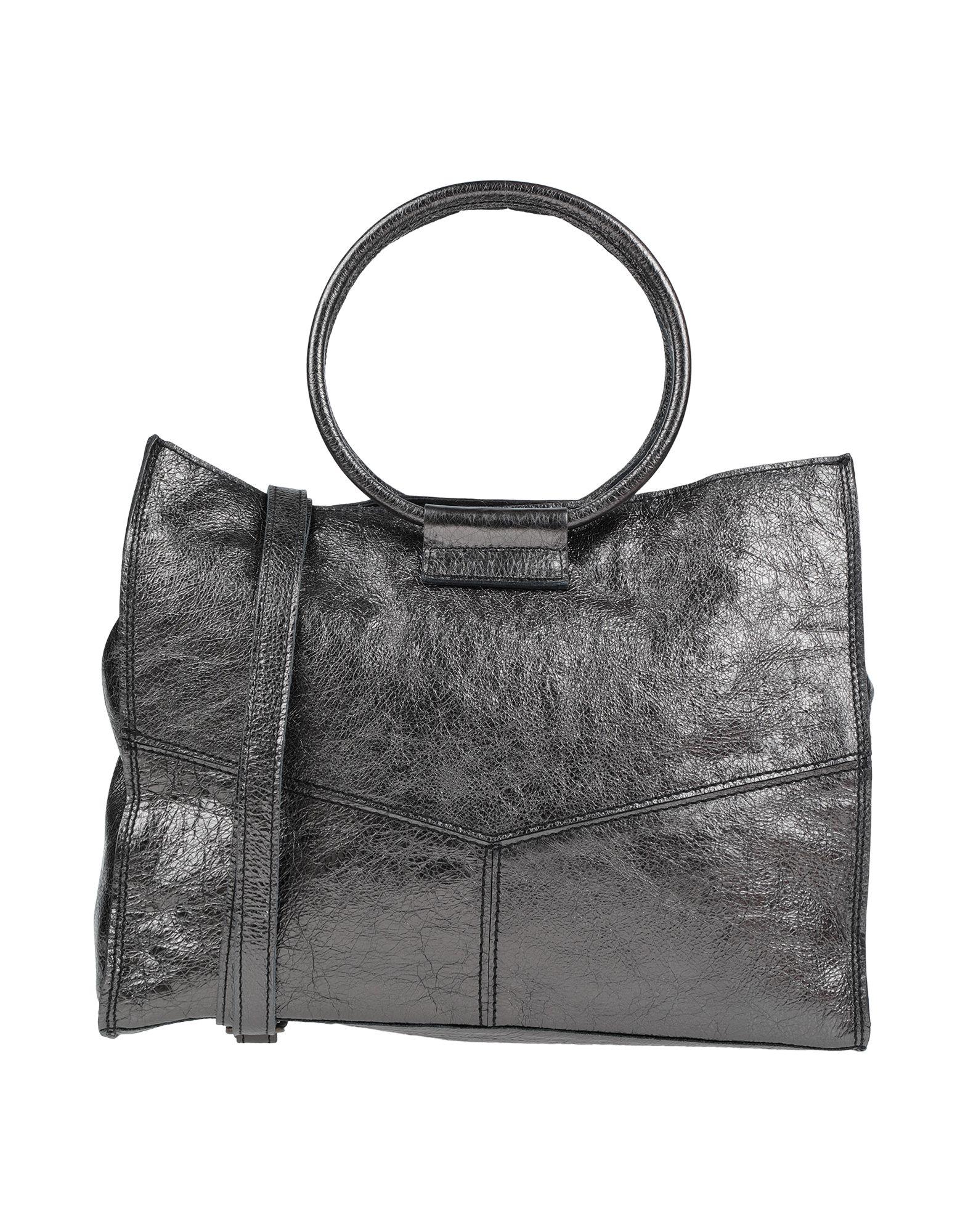 Caterina Lucchi Leather Handbag in Lead (Gray) - Lyst