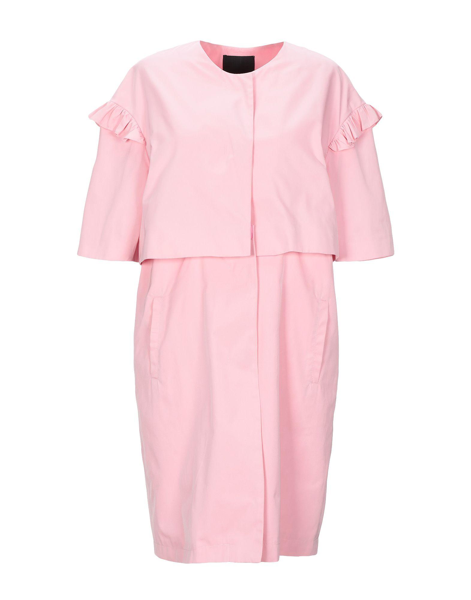 Pinko Overcoat in Pink Lyst